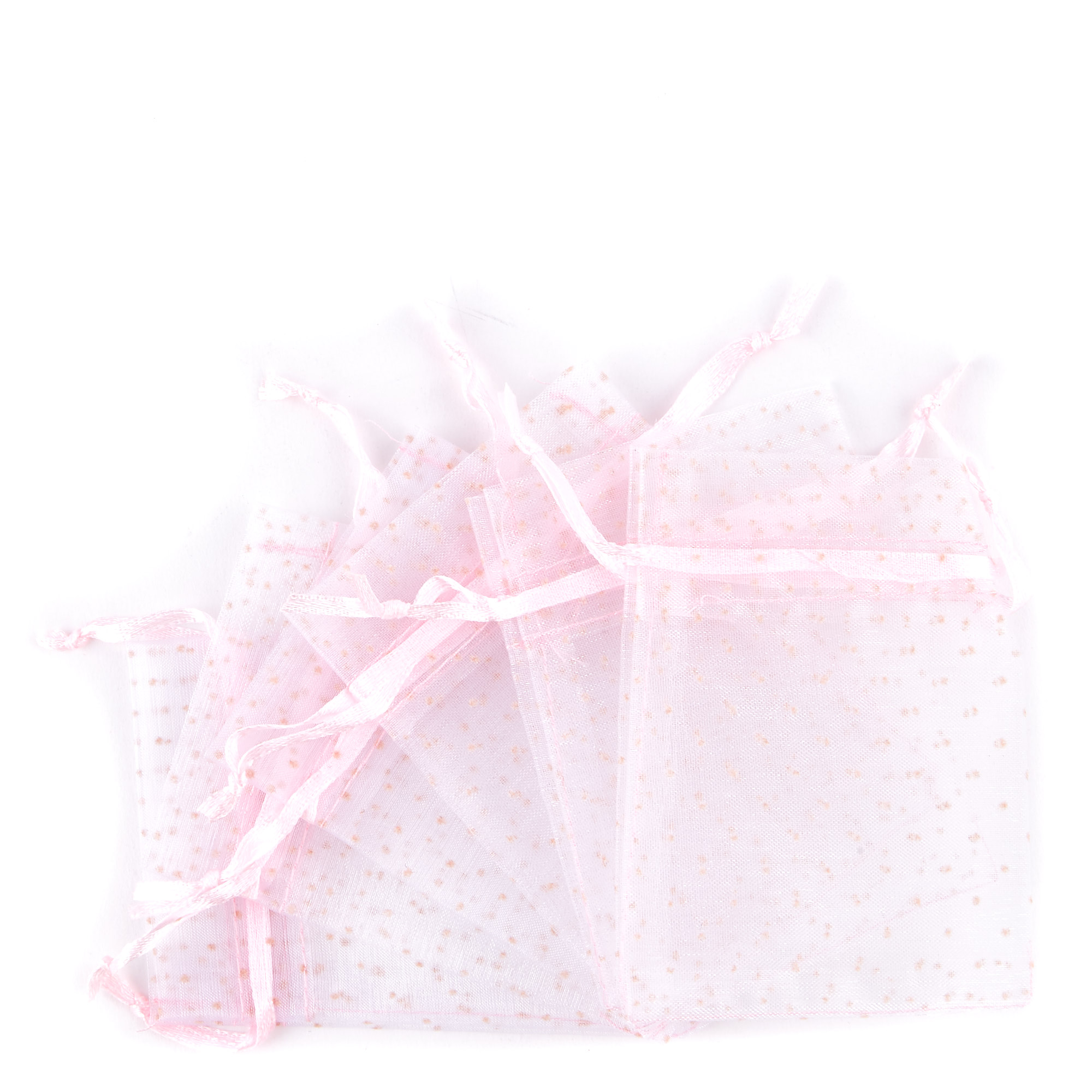 Pink Baby Shower Party Favour Pouches - Pack of 6