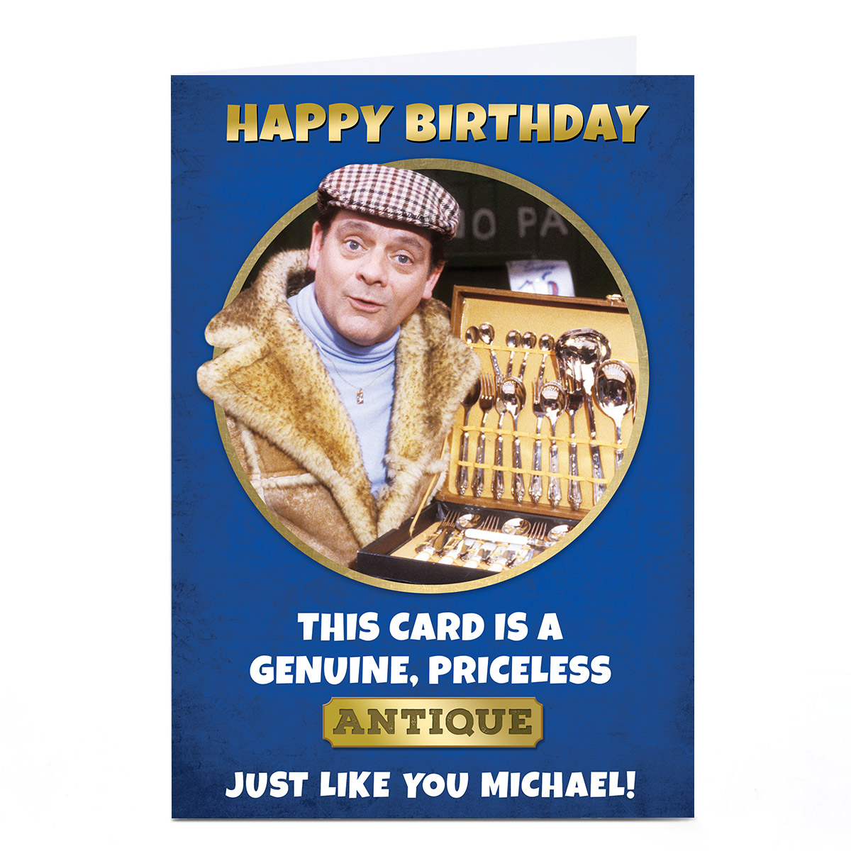 Personalised Only Fools & Horses Birthday Card - Priceless Antique