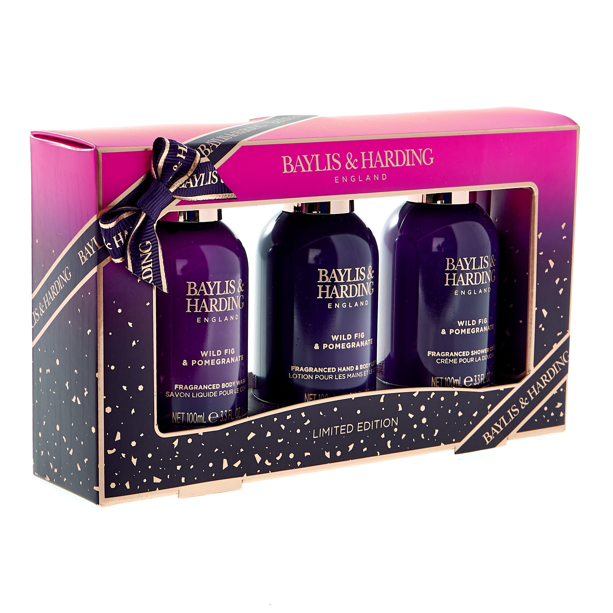 Buy Baylis &amp; Harding Wild Fig &amp; Pomegranate Shower Trio for GBP 6.99 ...