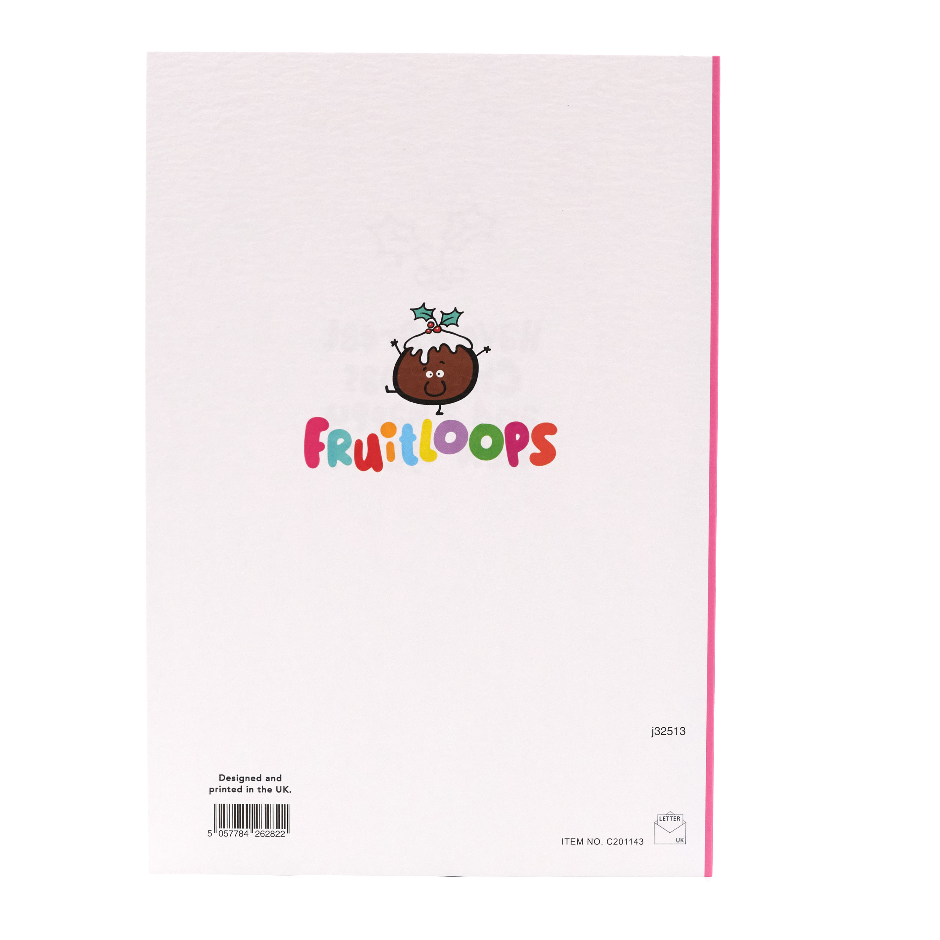 Fruitloops Christmas Card - Granddaughter, Star All Year Round