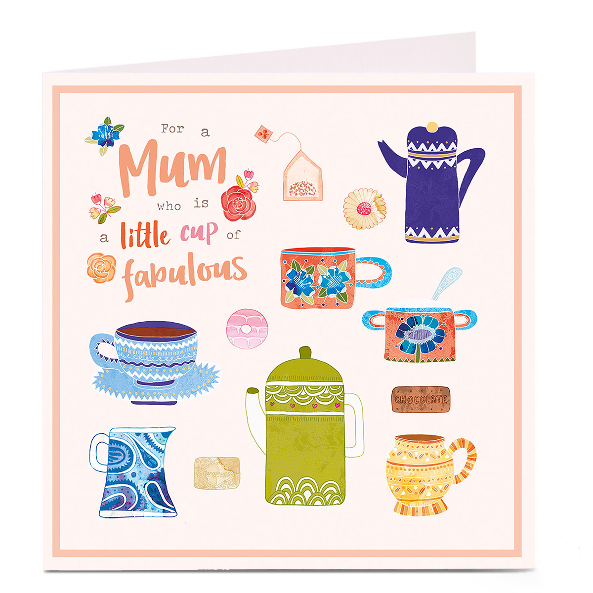 Personalised Card - Little Cup Of Fabulous