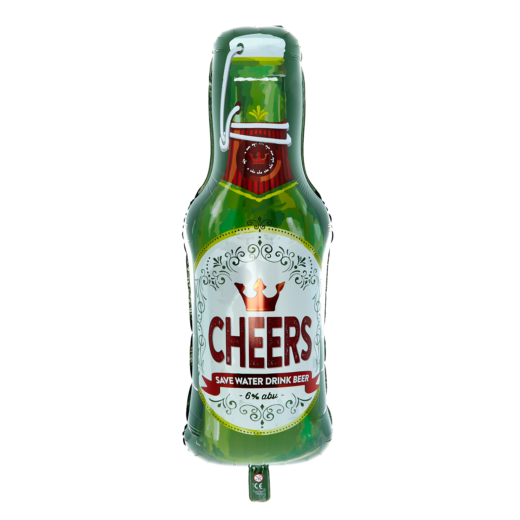 Cheers Beer Bottle 36-Inch Foil Helium Balloon 