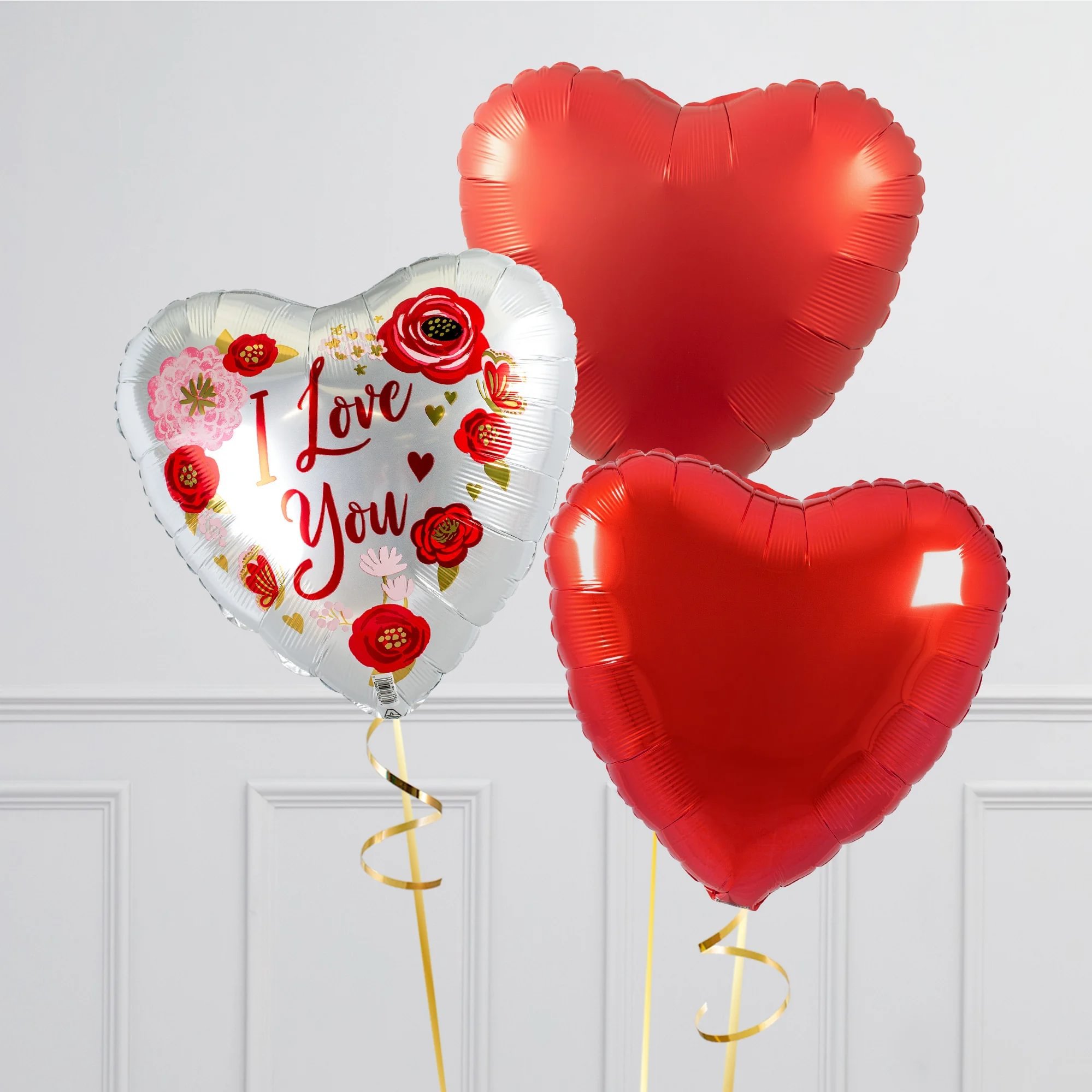 Valentine's Day Love Bouquet Balloon Package - Delivered Inflated!