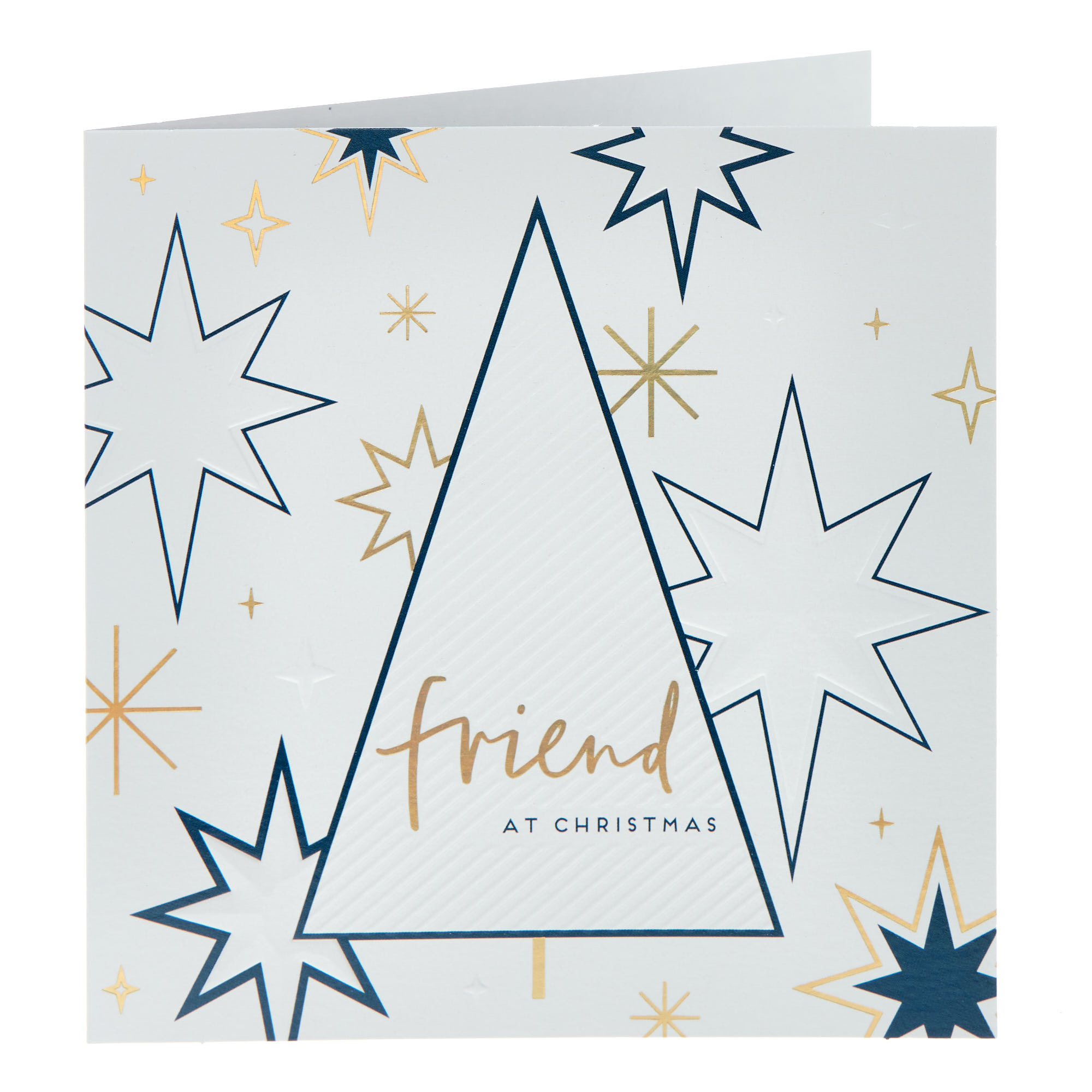 Friend Tree & Stars Christmas Card