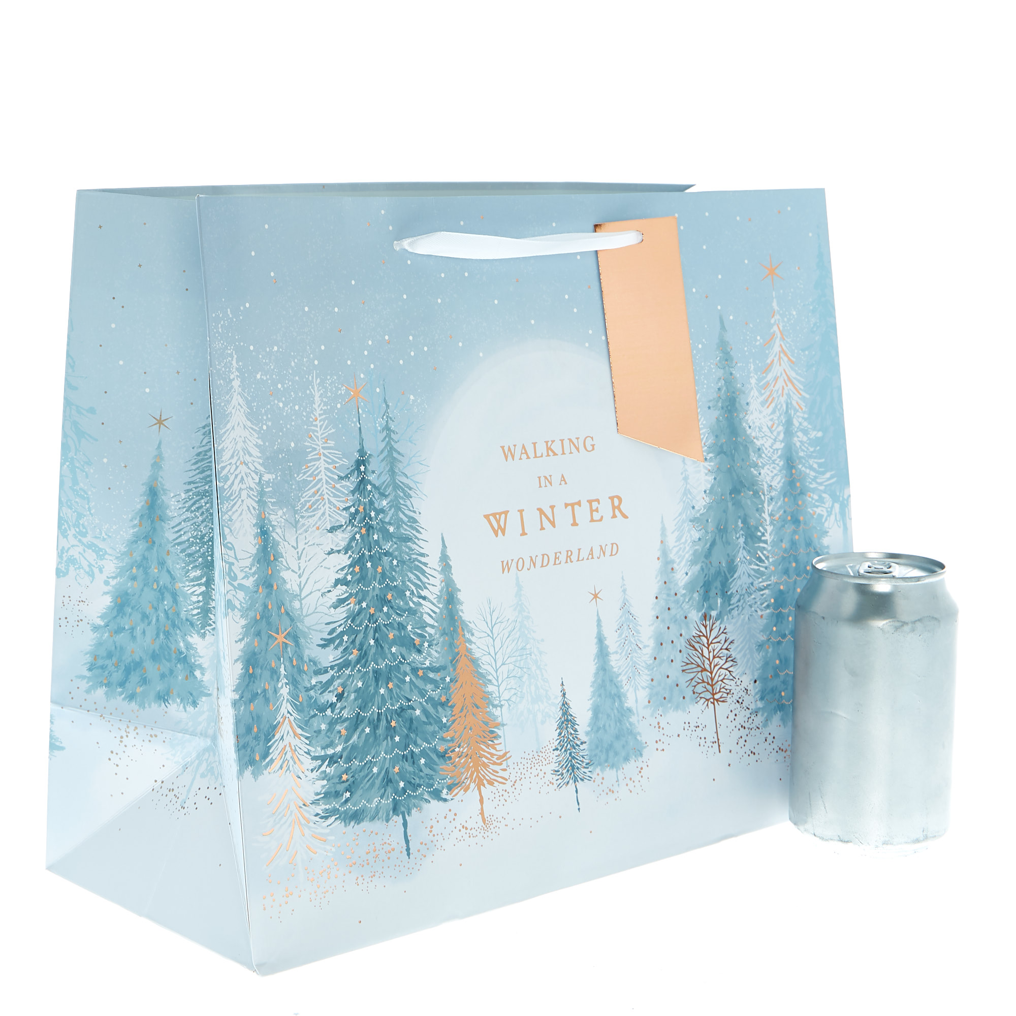 Large Landscape Winter Wonderland Christmas Gift Bag