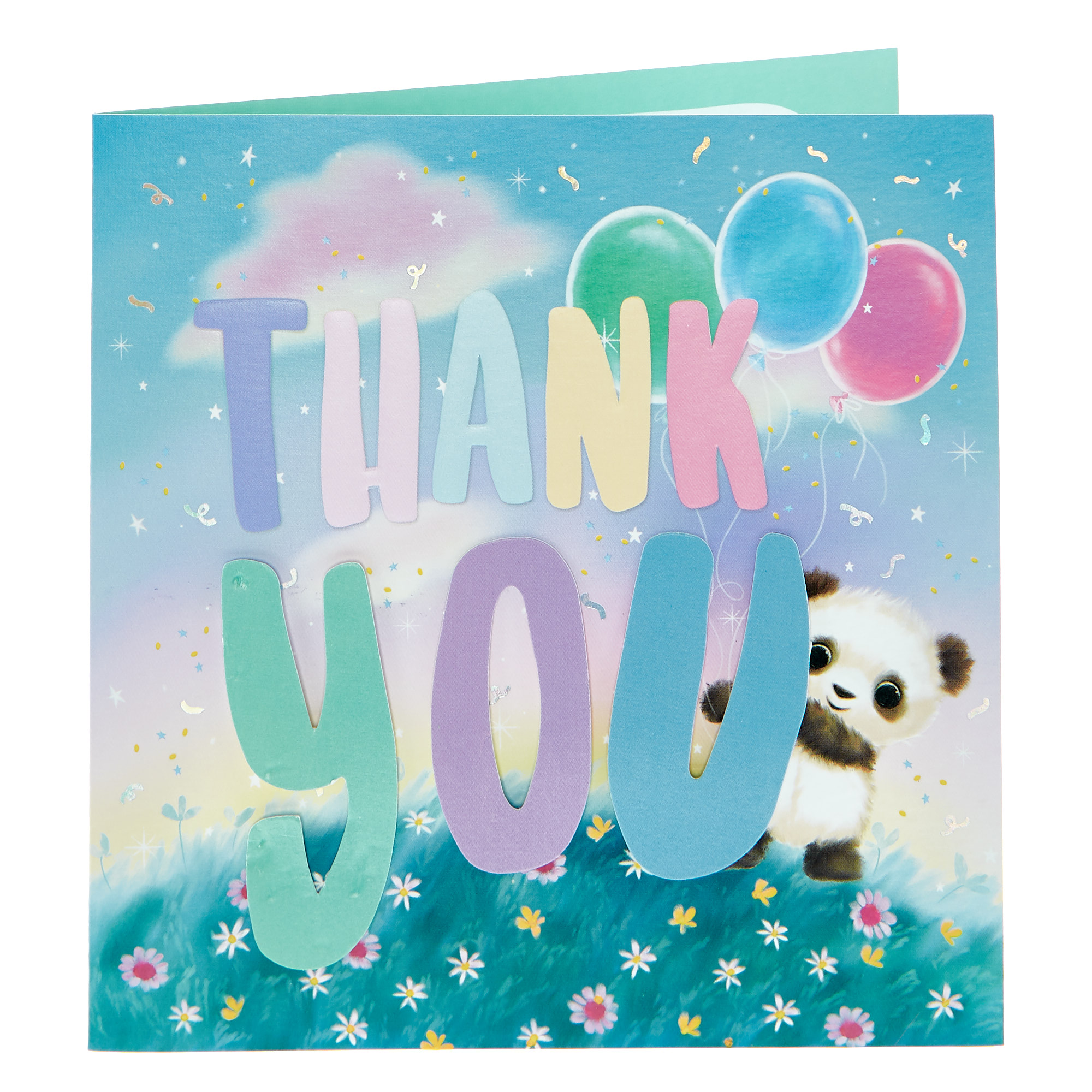 Boutique Collection Thank You Card - Panda