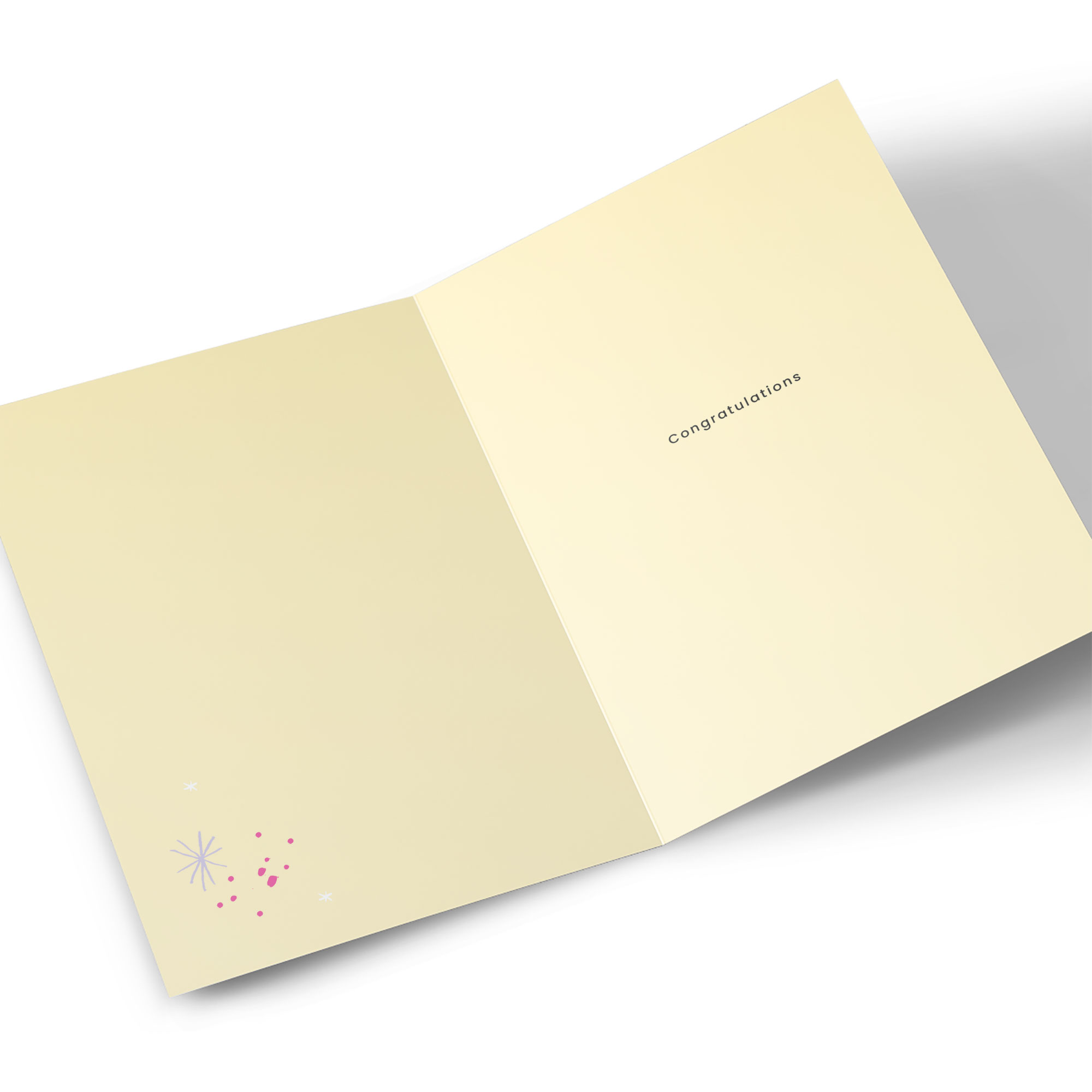 Personalised Wedding Card - Floral Champagne Bottle 