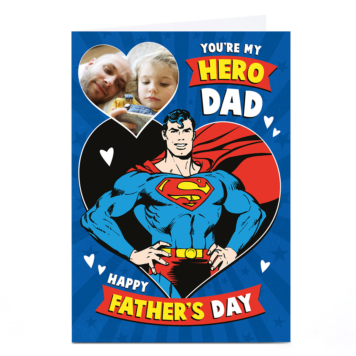 Photo Superman Father's Day Card - Hero Dad 