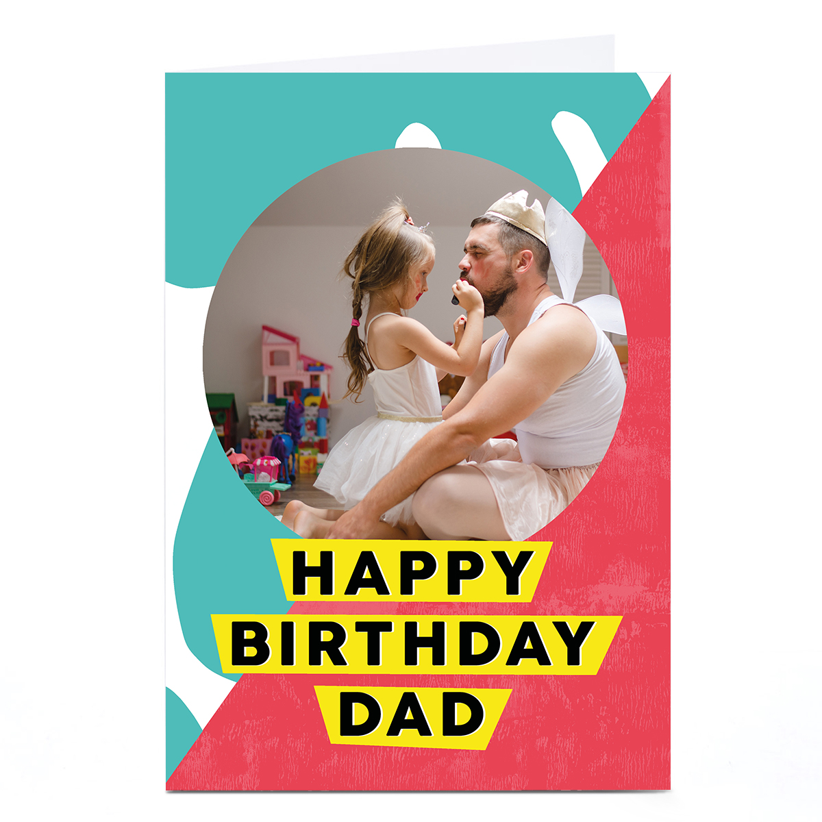 Photo Foxy Lemon Birthday Card - Dad