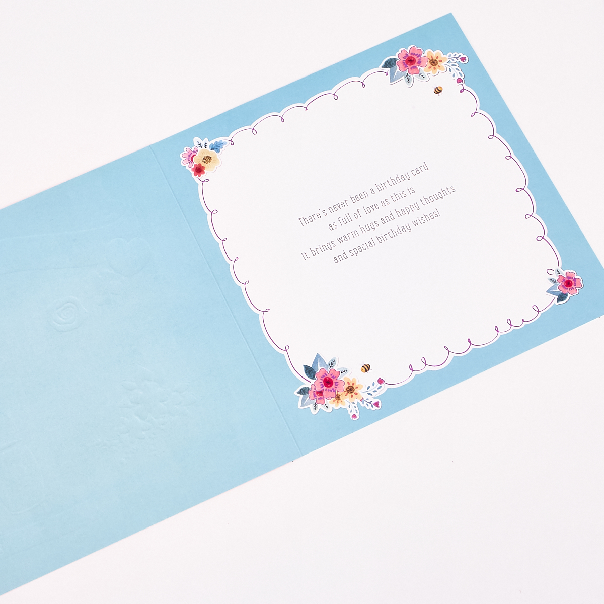 Platinum Collection Birthday Card - Hugs Mum On Your Birthday