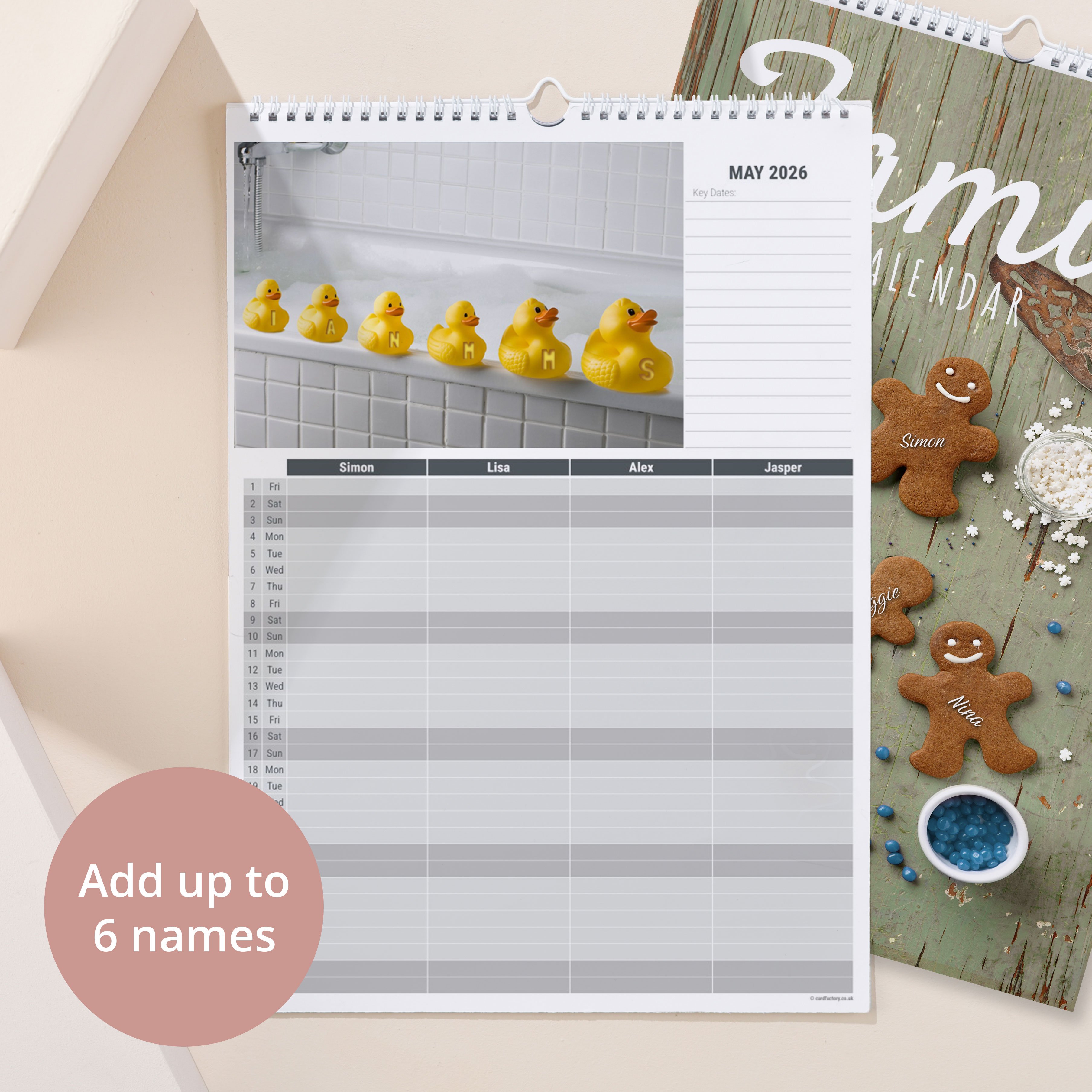 Personalised Our Family Calendar Planner - 11th Edition