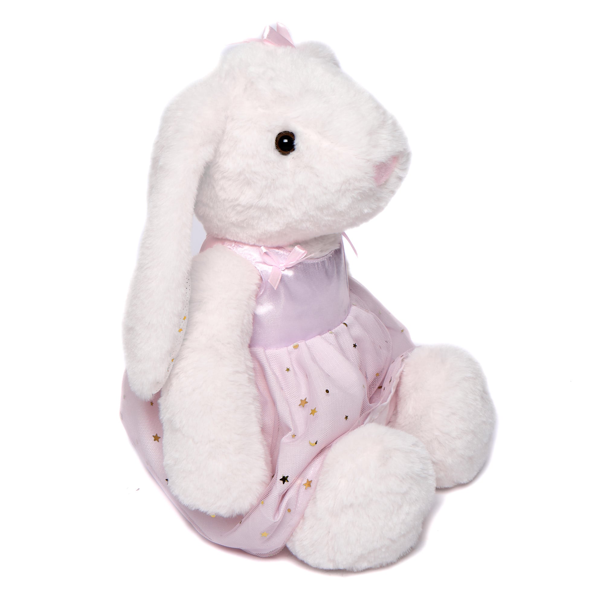 Large Festive Bunny With Dress Soft Toy