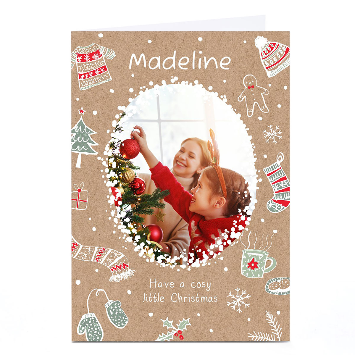 Photo Christmas Card - Cozy Little Christmas