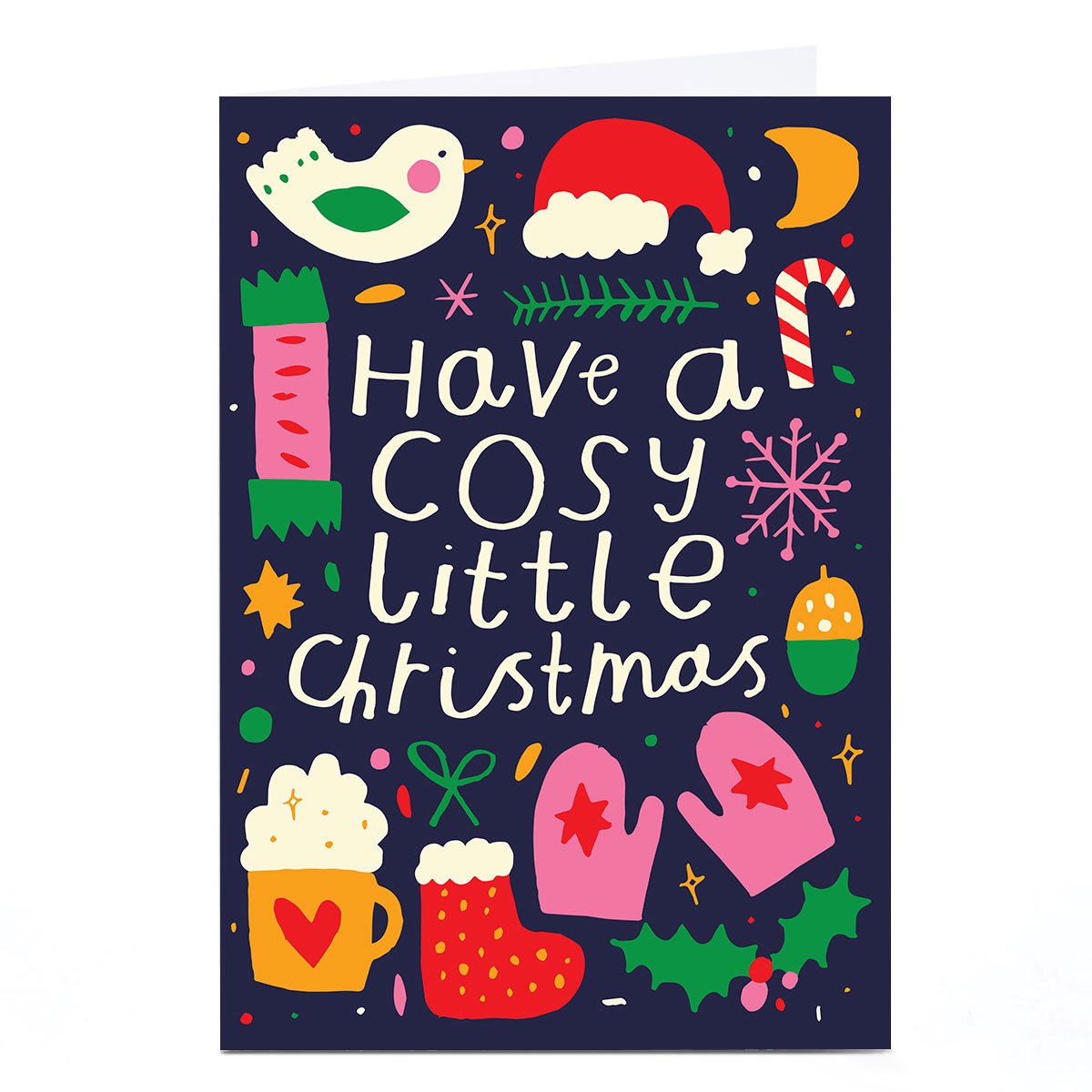 Personalised Nikki Miles Christmas Card - Cosy Christmas