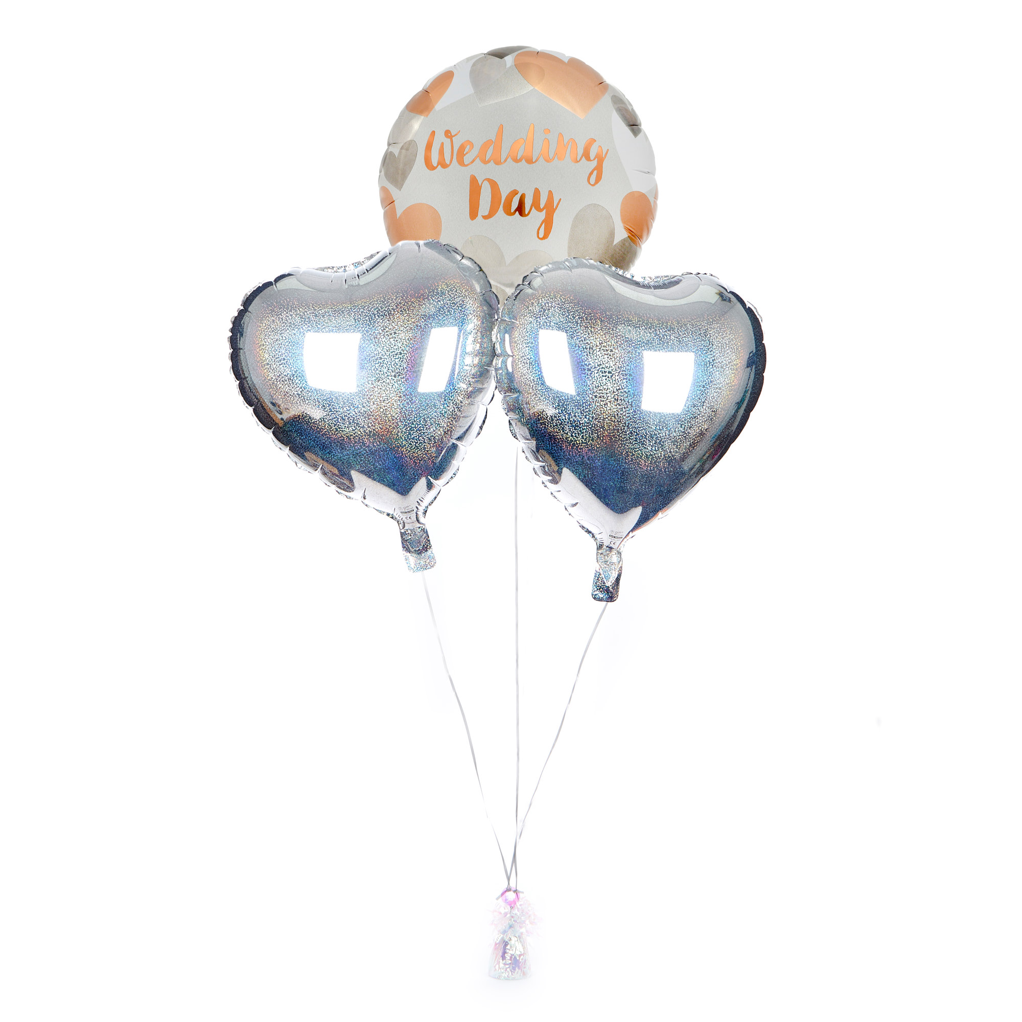 Wedding Day Balloon Bouquet - DELIVERED INFLATED!