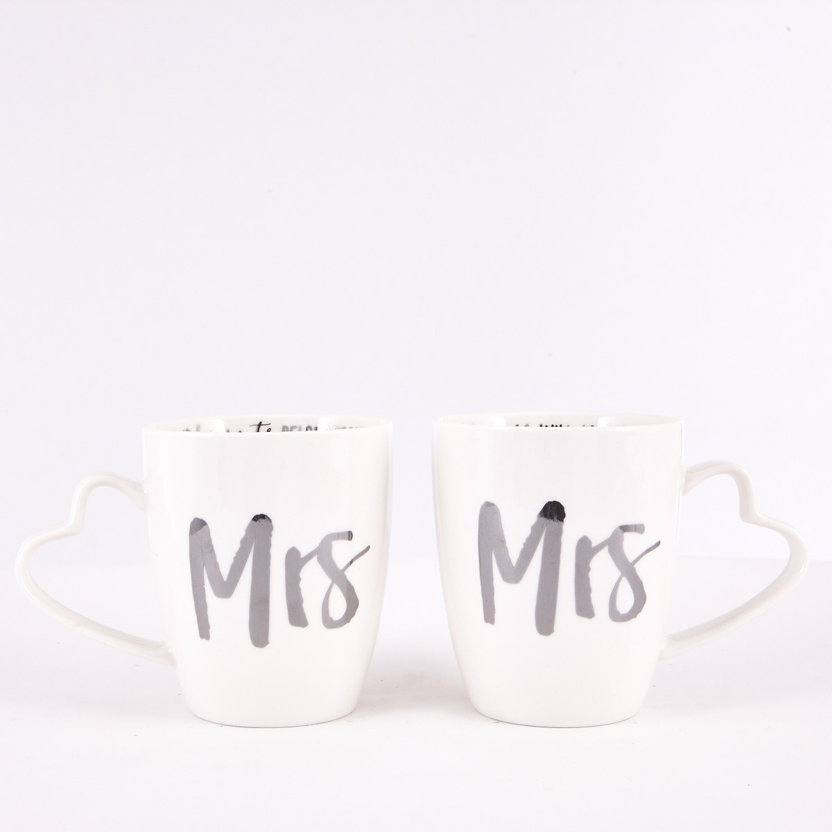 Mrs & Mrs Wedding Mug Set