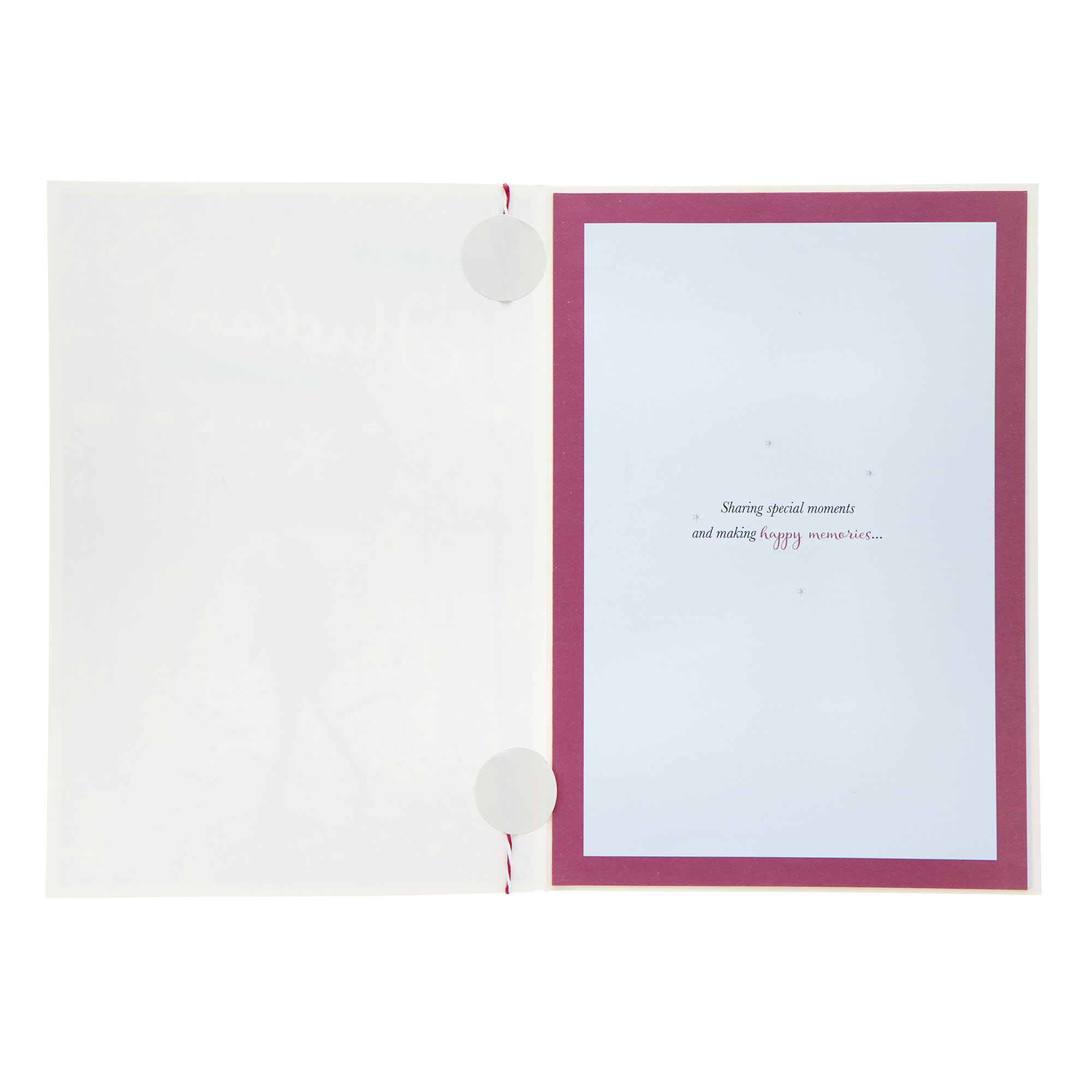 Husband Embracing Couple Christmas Card