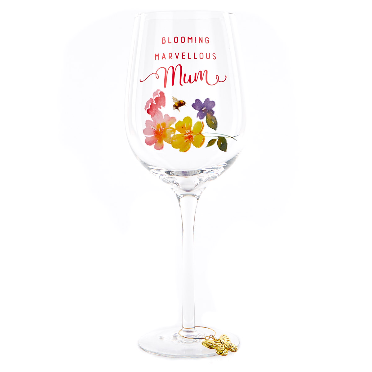 Blooming Marvellous Mum Mother's Day Wine Glass