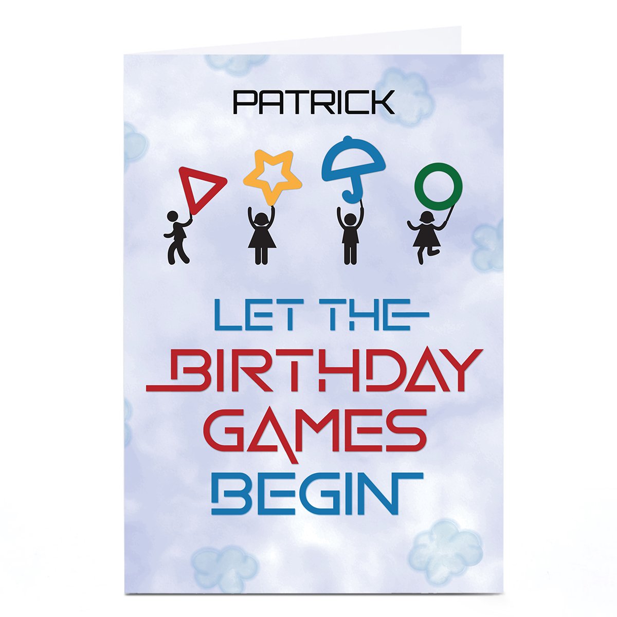 Personalised Squid Game Birthday Card - Let The Games Begin