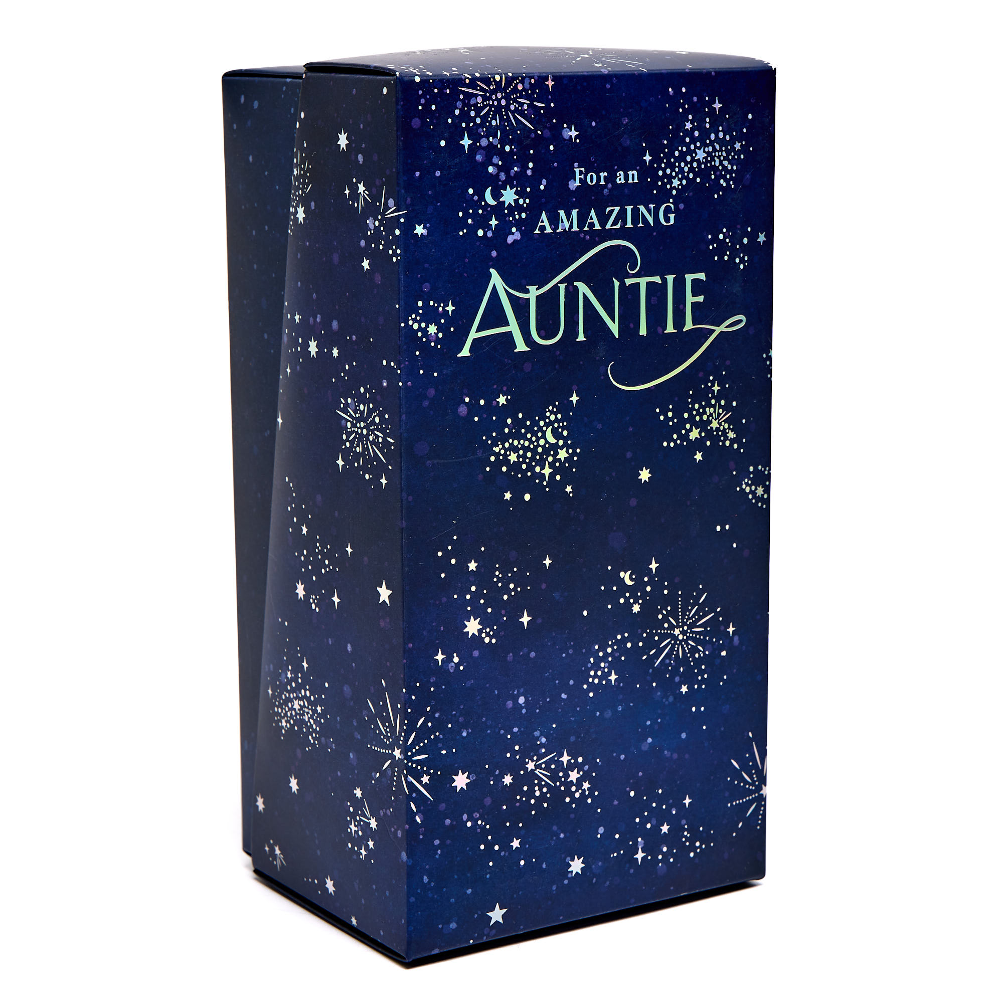 Amazing Auntie Wine Glass With Charm