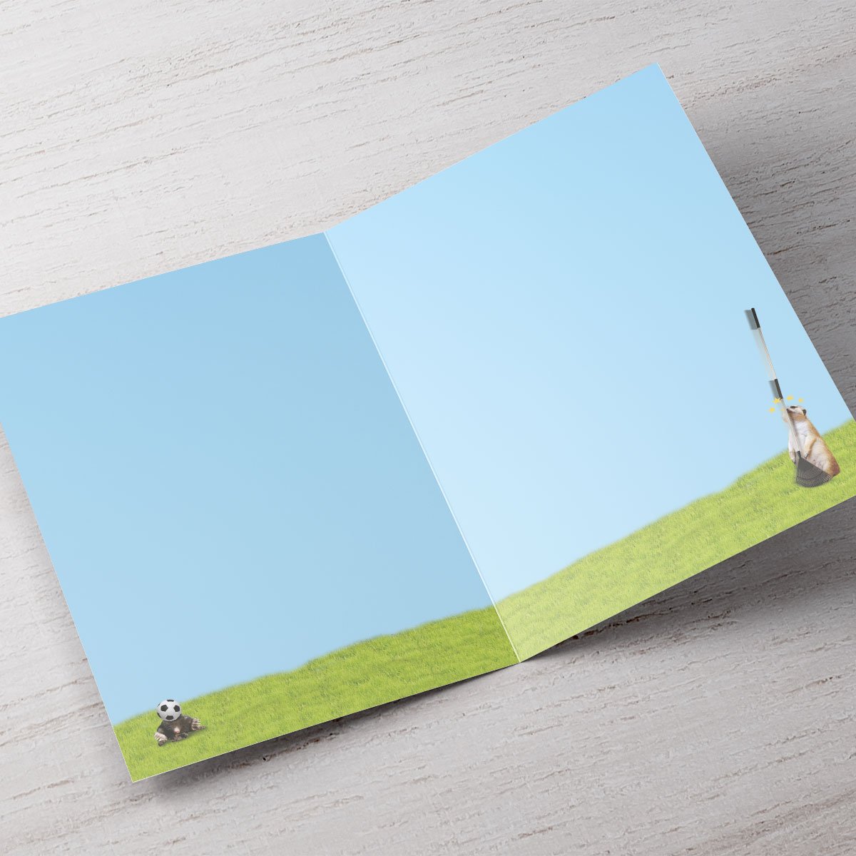 Personalised Father's Day Card - Animal BBQ