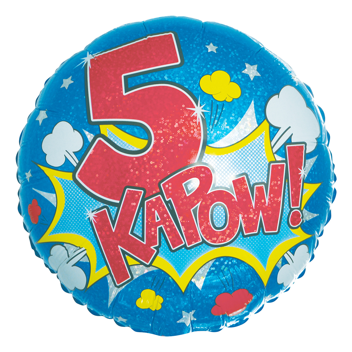 Kapow! 5th Birthday 18-Inch Foil Helium Balloon 