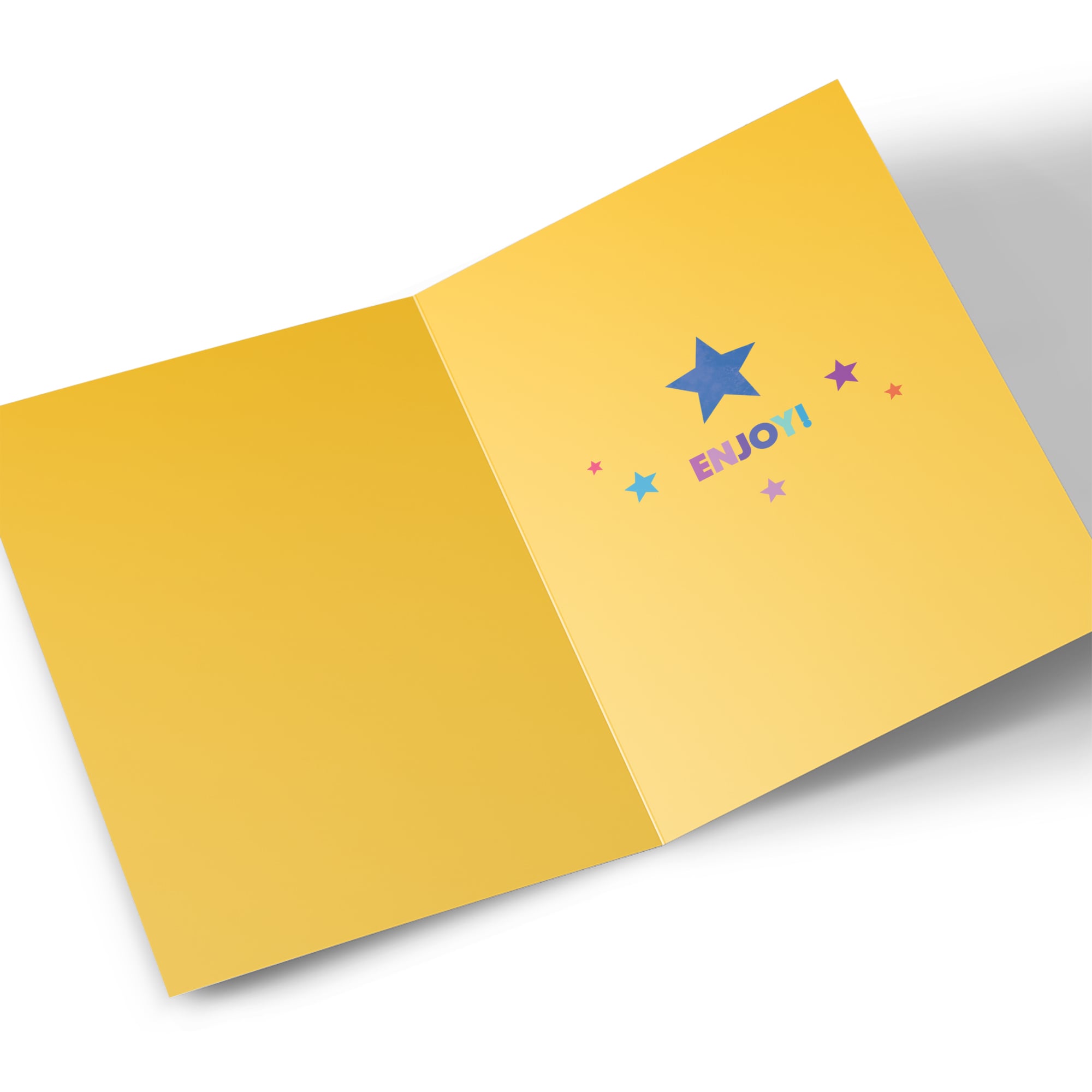 Birthday Card - Rainbow Lettering, Cousin