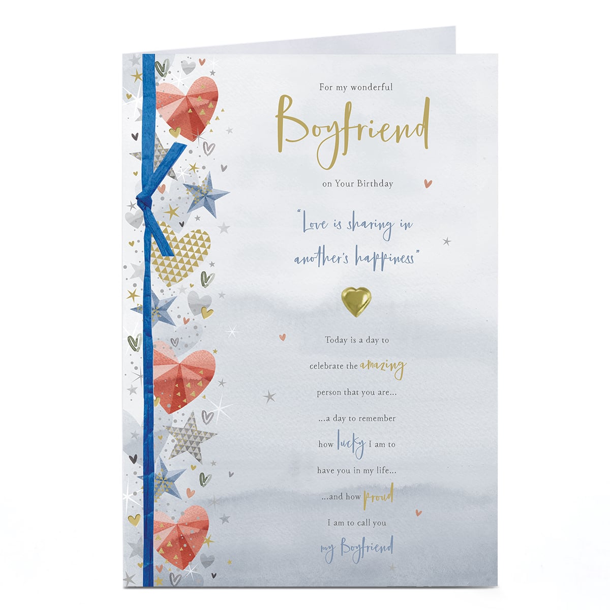 Birthday Card - Celebrate The Amazing Person You Are, Boyfriend