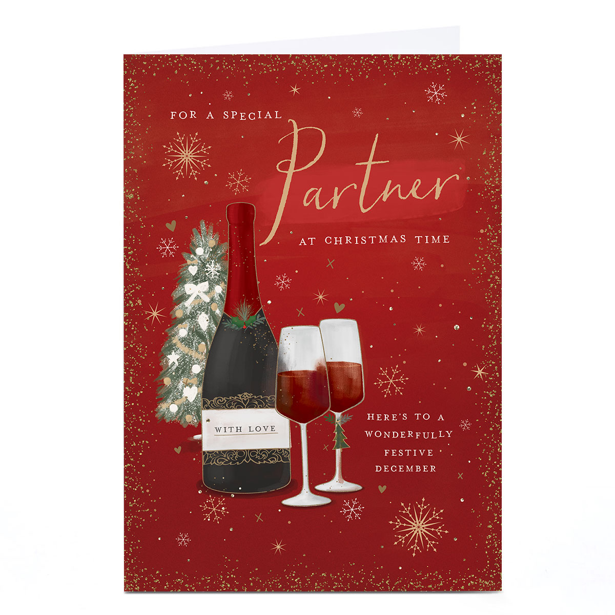 Christmas Card - For A Special Partner At Christmas Time