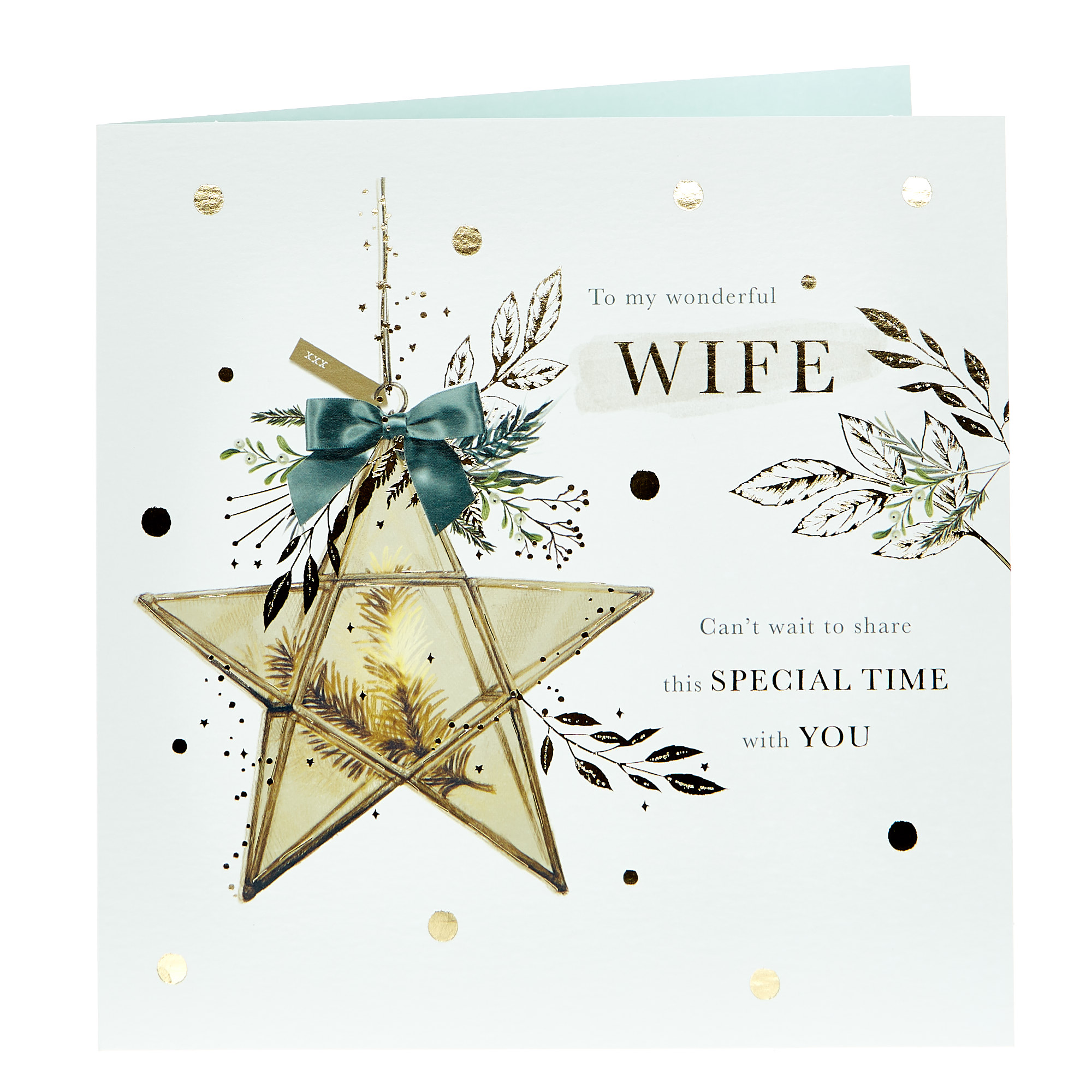 Christmas Card - Wife This Special Time