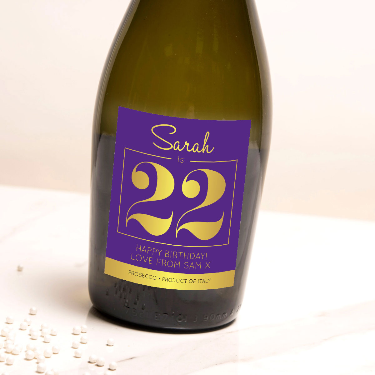 Personalised Prosecco - Name, Age & Message