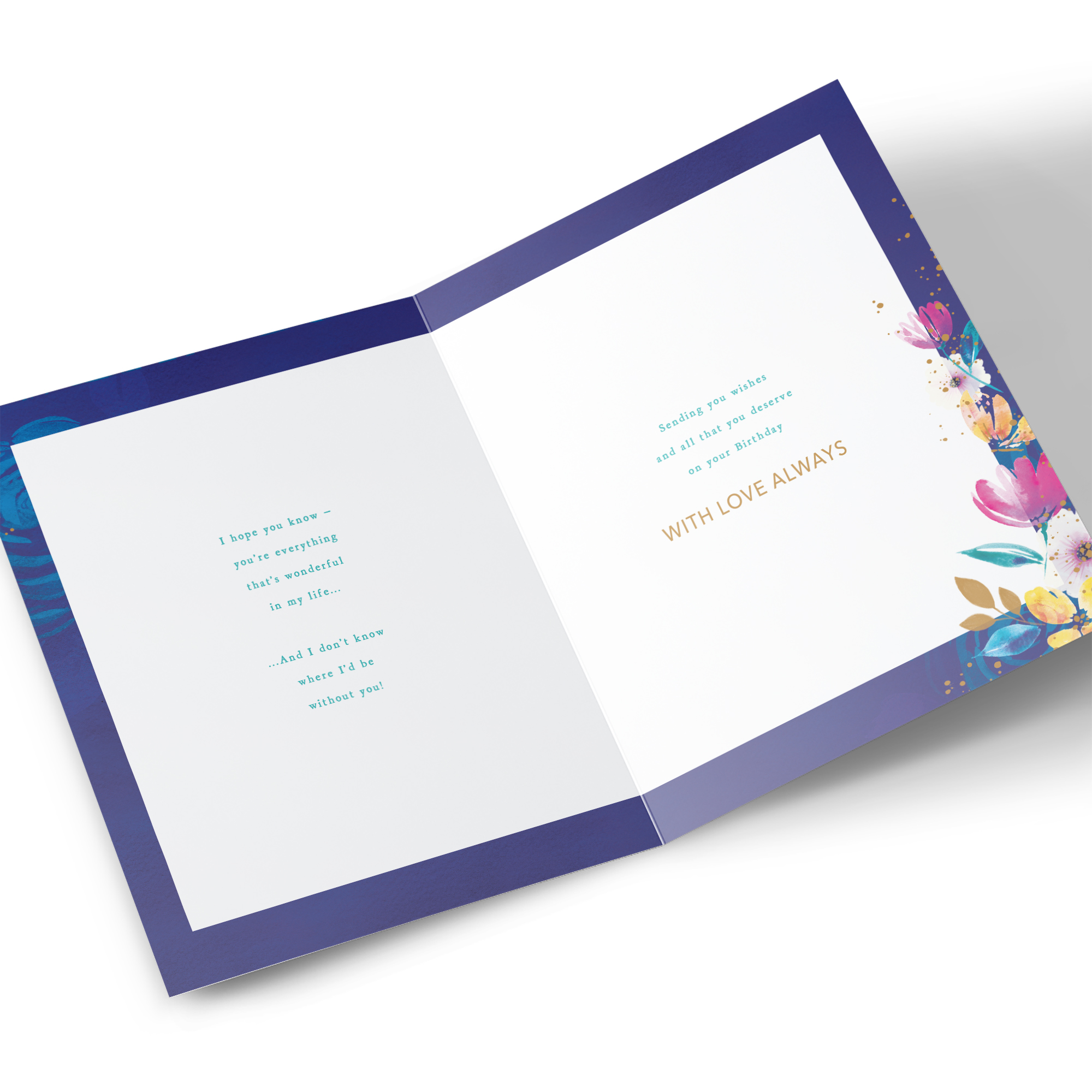 Birthday Card - You Gave Me The World, One I Love