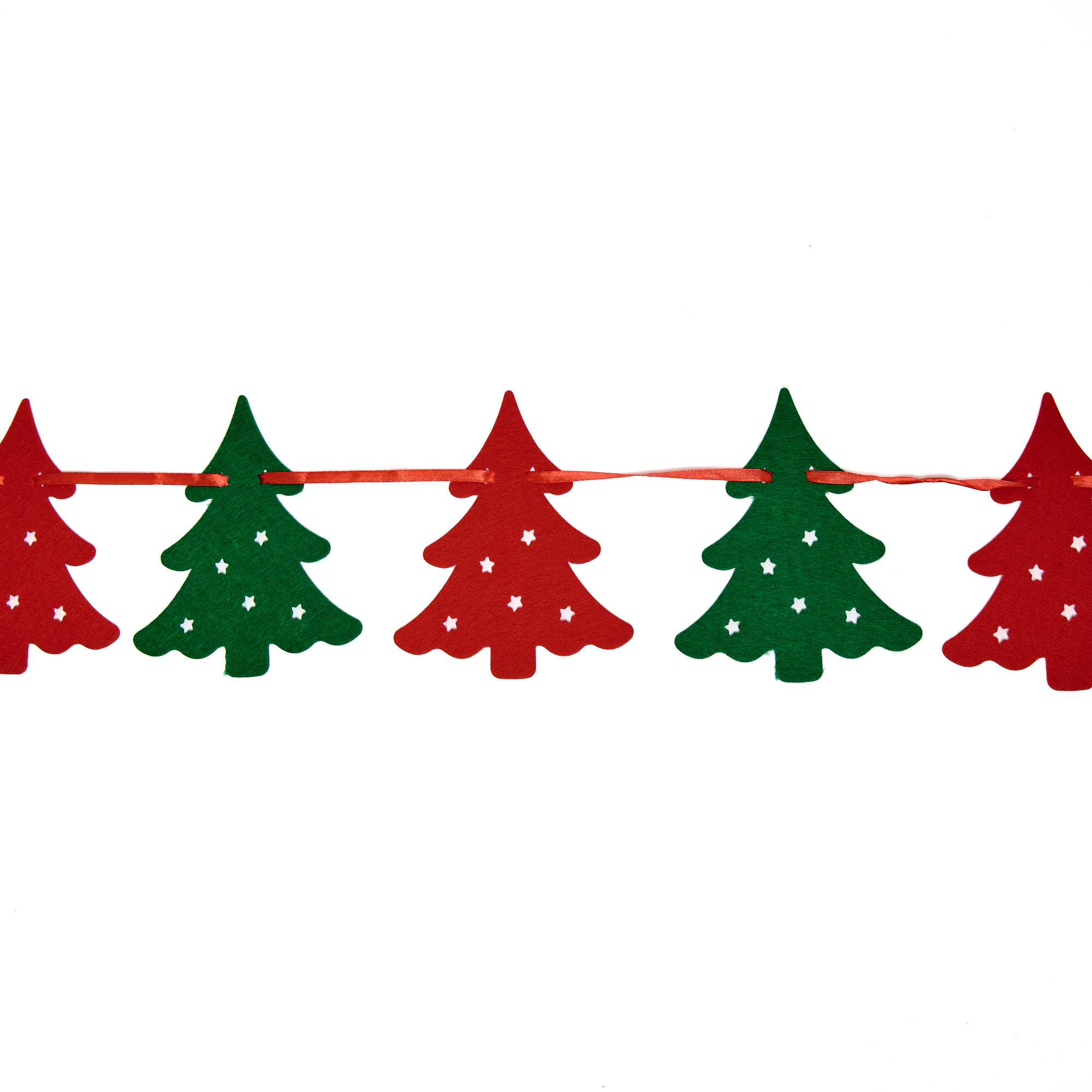 Felt Christmas Tree Banner,  Felt Christmas Tree Banner