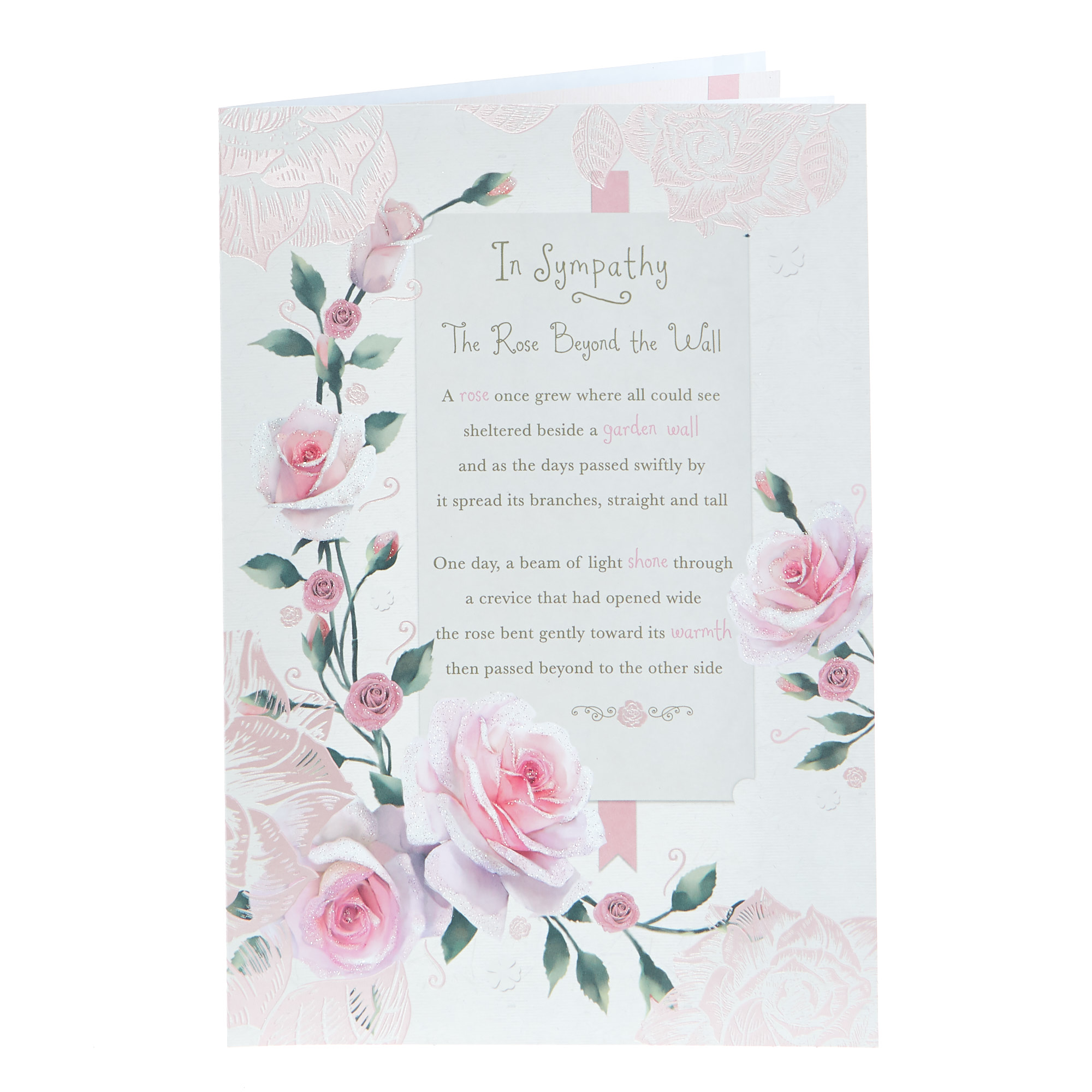 Buy Sympathy Card Rose Beyond The Wall for GBP 0.99 Card Factory UK Buy Sympathy Card Rose Beyond The Wall for GBP 0.99 Card Factory UK