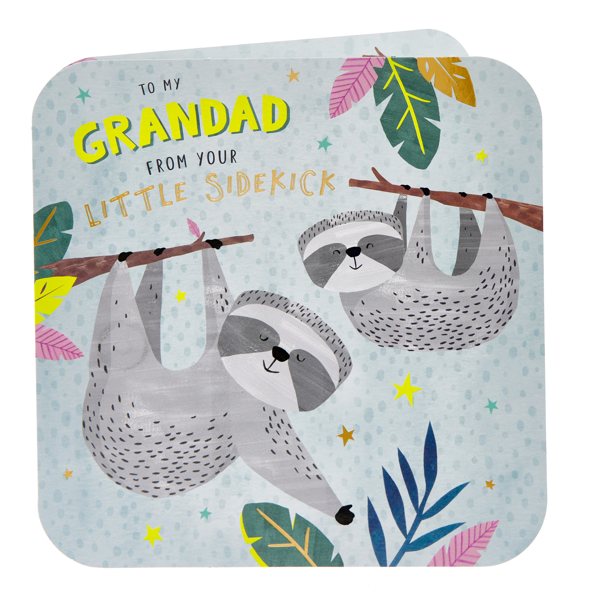 Grandad Sloth Father's Day Card 