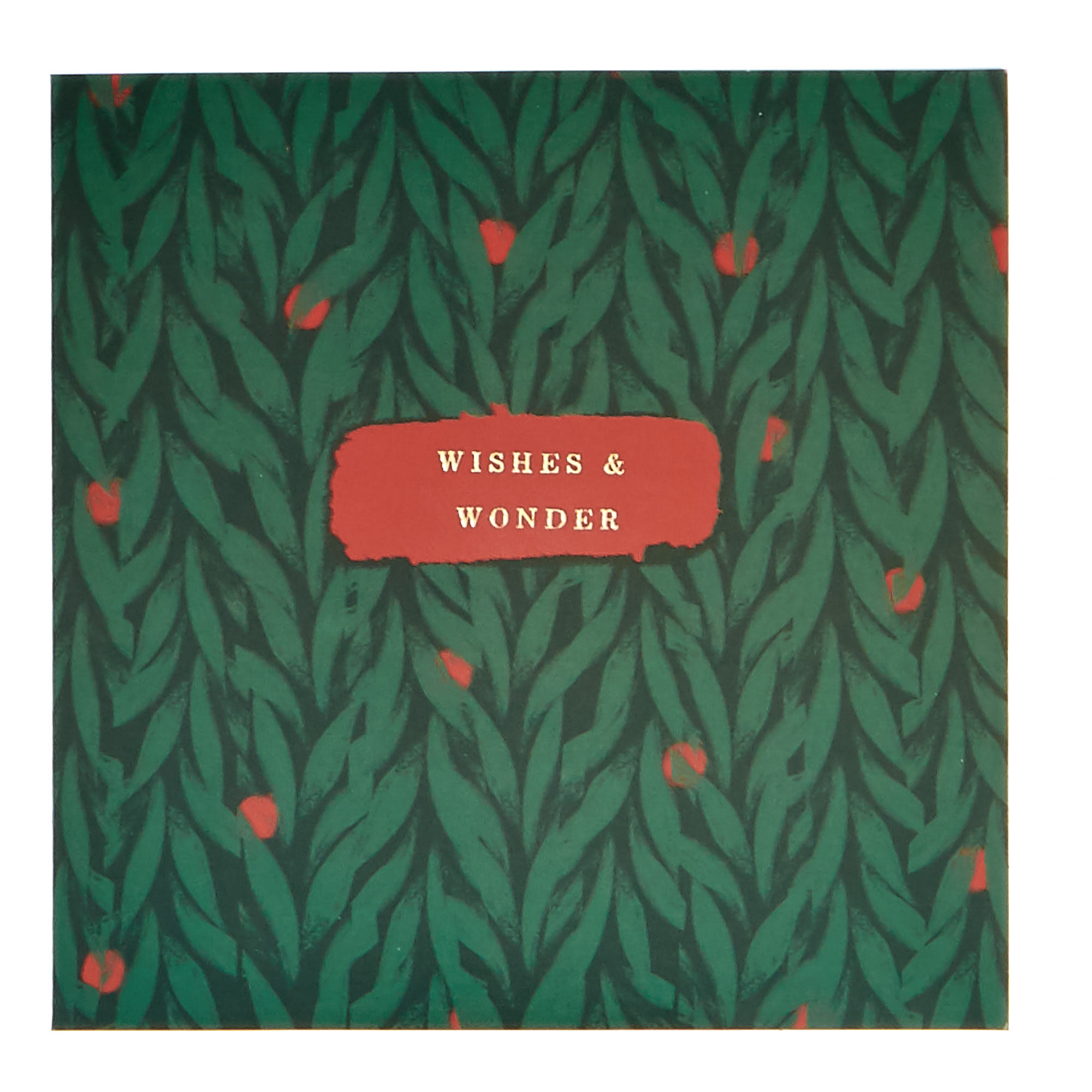 16 Charity Christmas Cards - Red & Green (4 Designs)