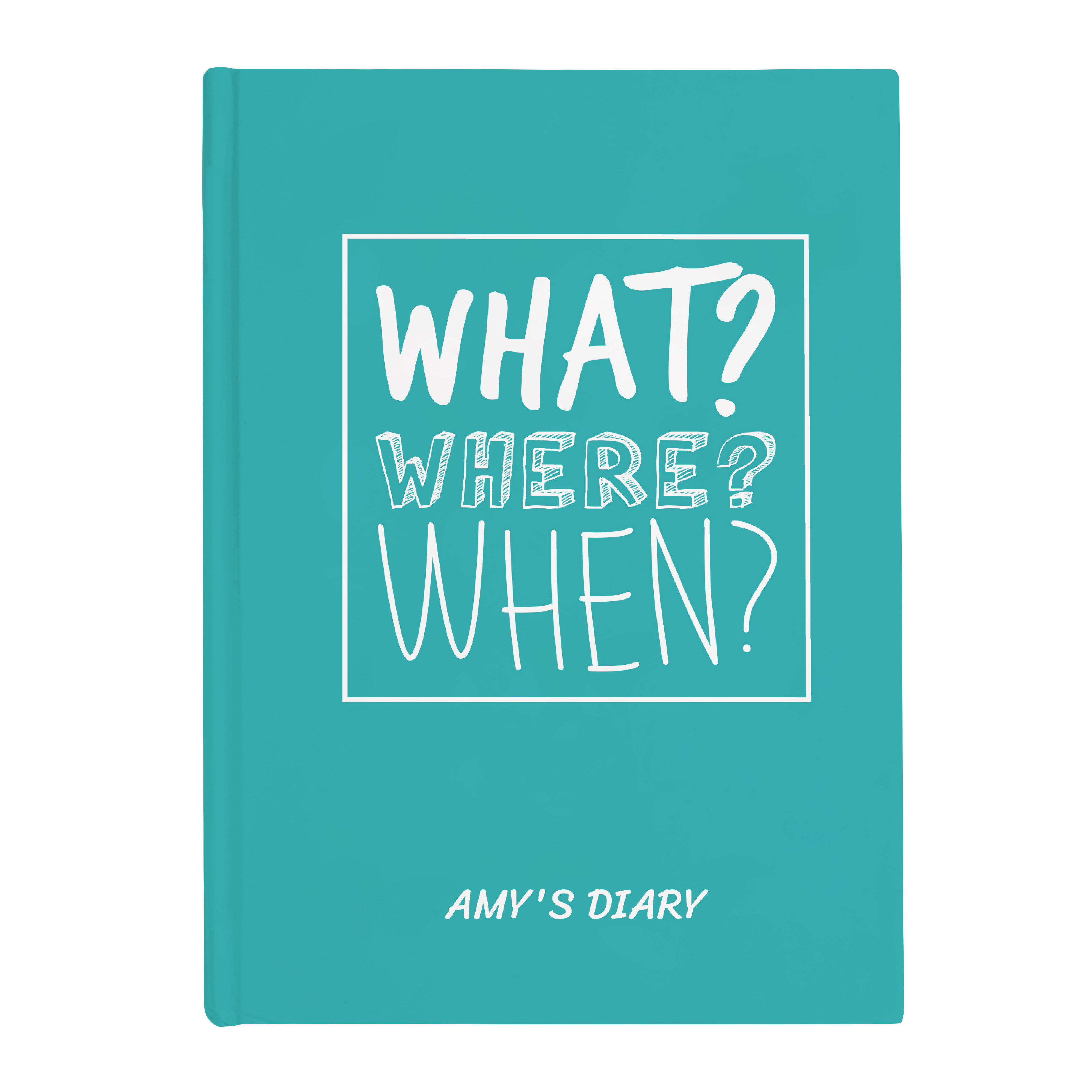 Personalised Diary - What? Where? When?