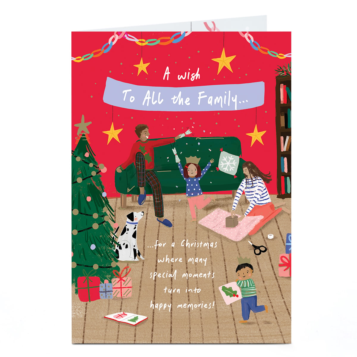 Christmas Card - A Wish To All The Family