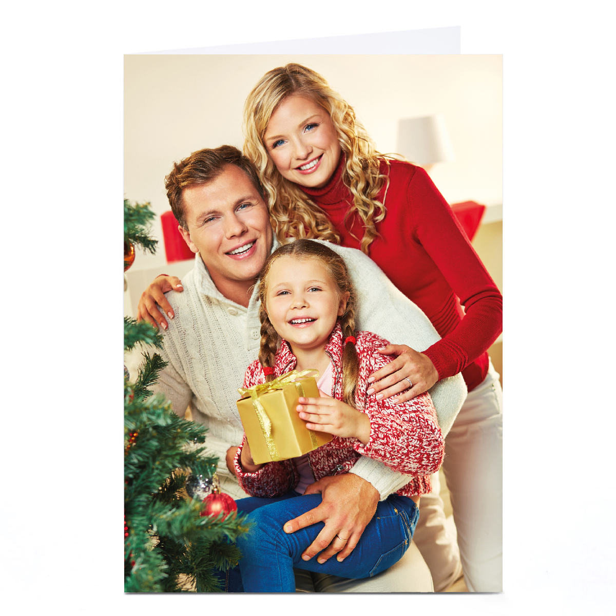 Photo Christmas Card - Full Portrait Photo 