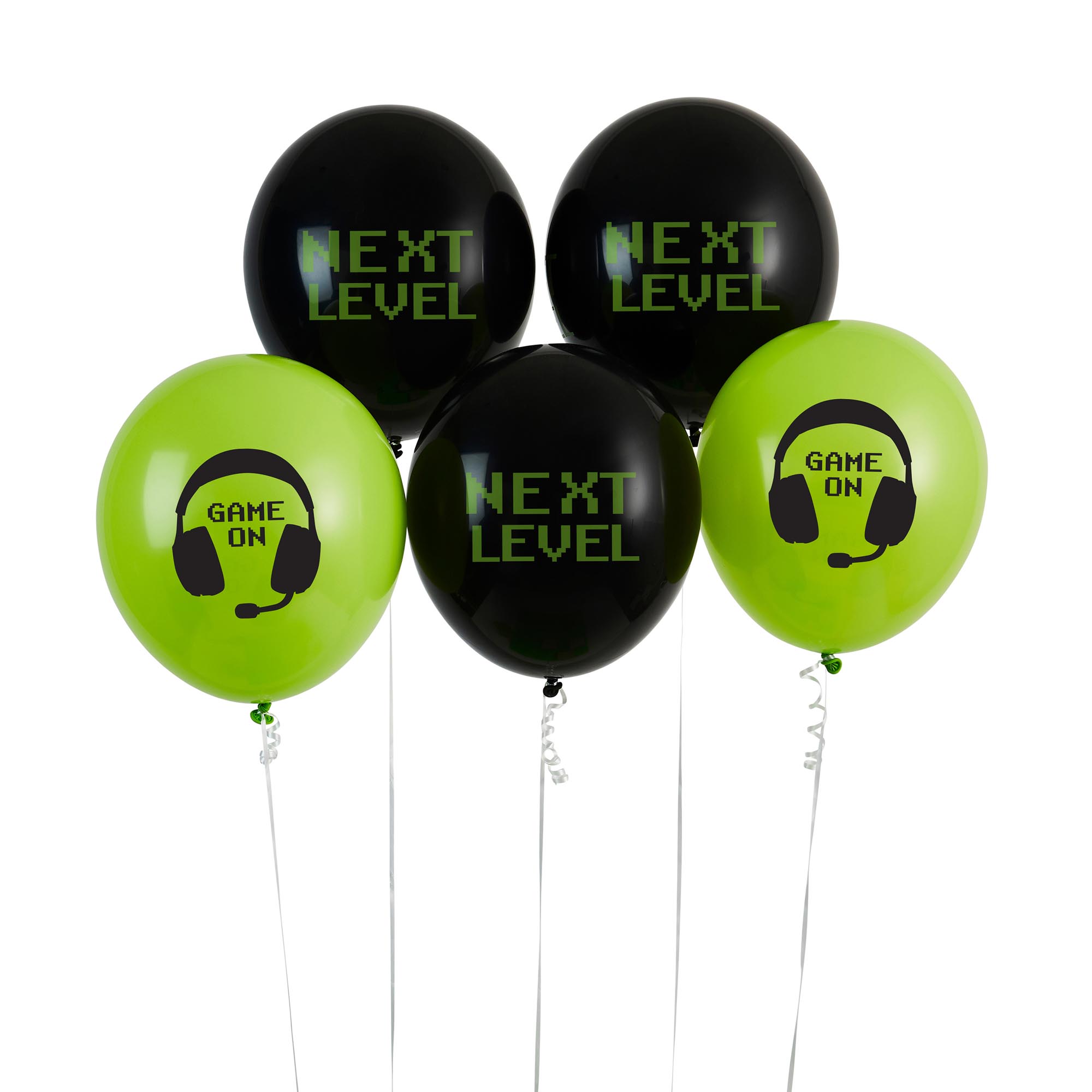 Game On 12-Inch Latex Balloons - Pack of 5