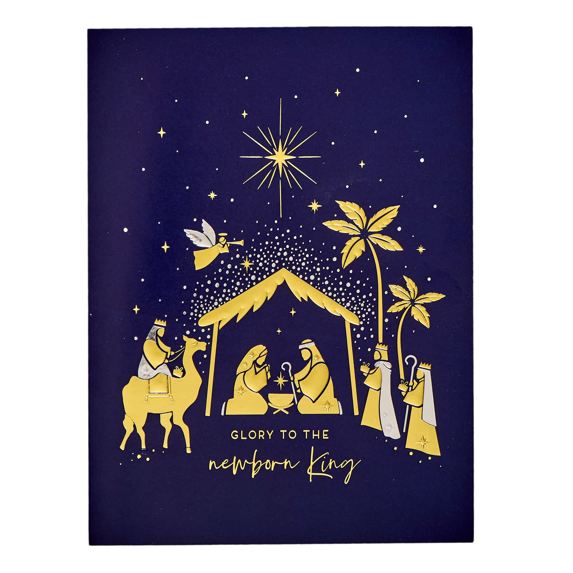 10 Deluxe Religious Charity Christmas Cards - 2 Designs