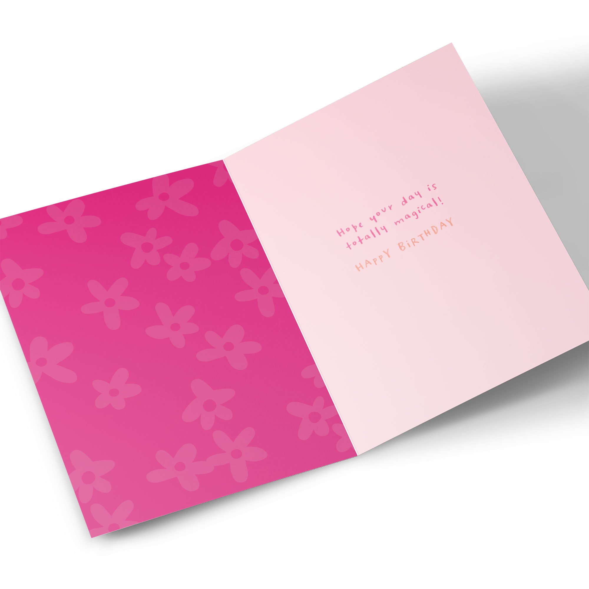 6th Birthday Card - Totally Magical Girls