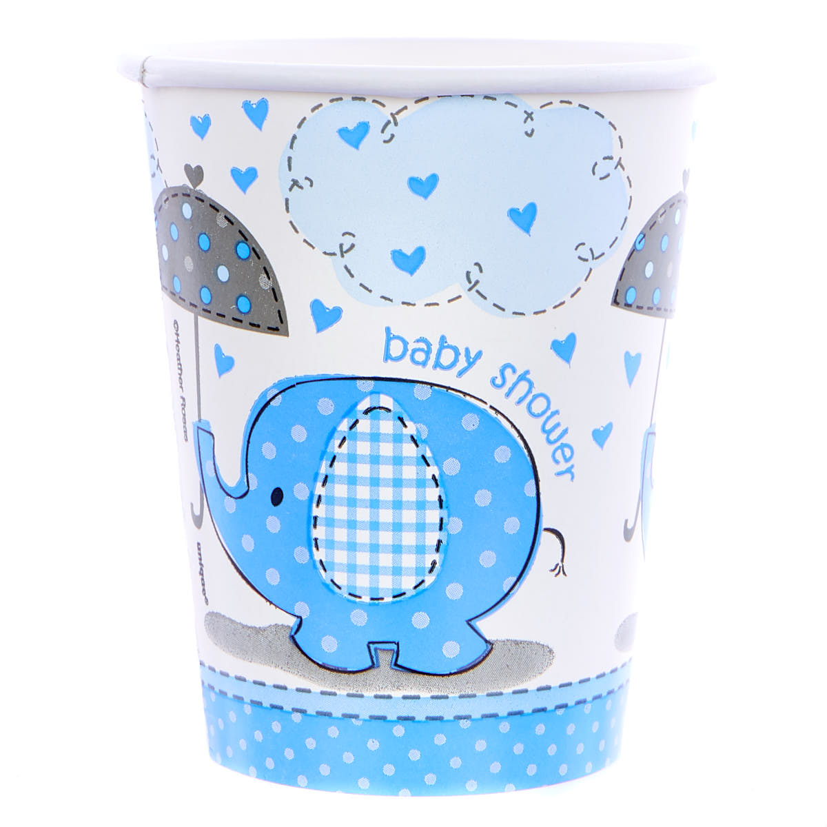 Blue Baby Shower Party Tableware & Decoration Bundle - 16 Guests