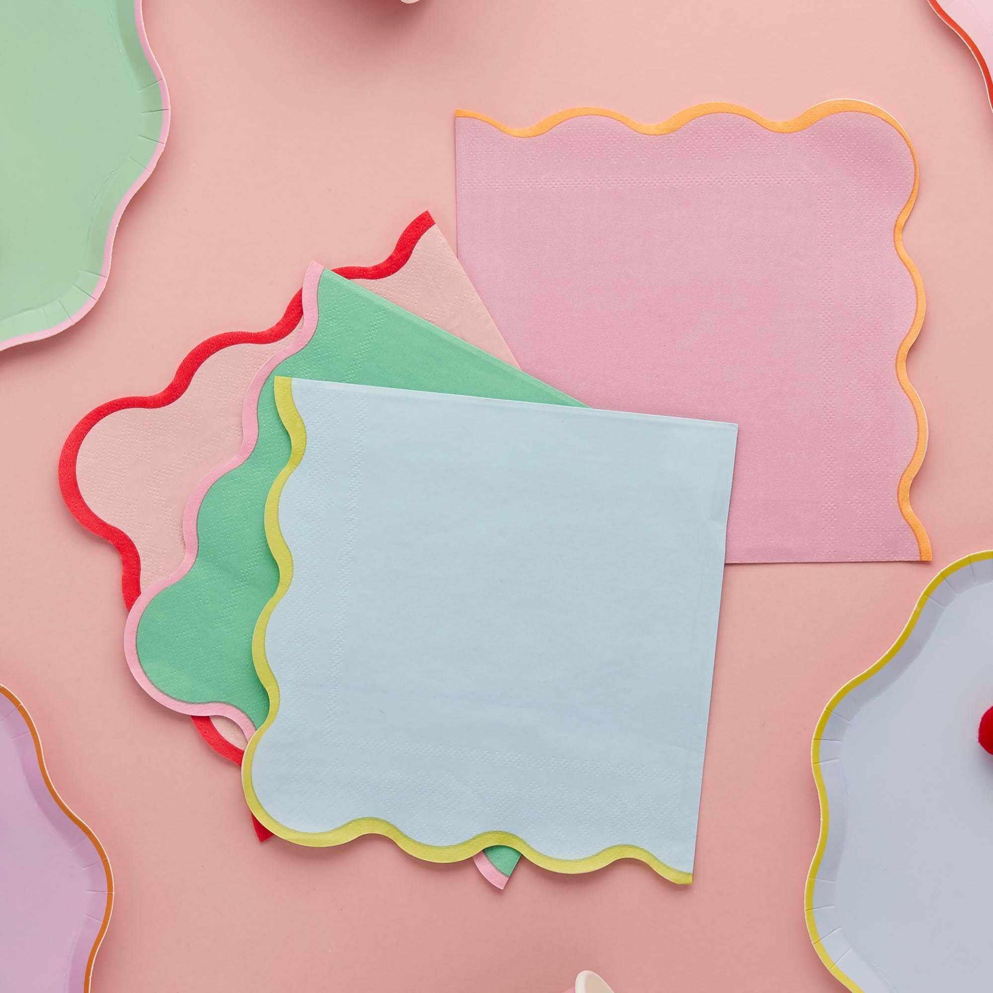 Bright Banquet Paper Napkins - Pack of 16