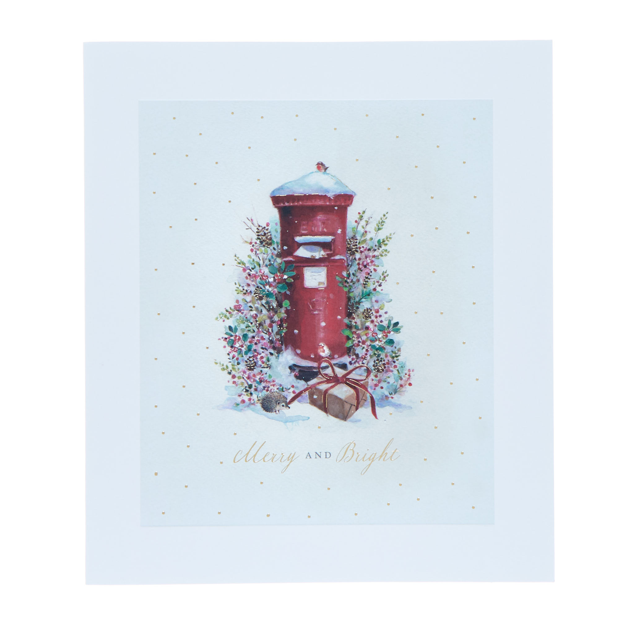 10 Premium Boxed Charity Christmas Cards - Merry & Bright (2 Designs)