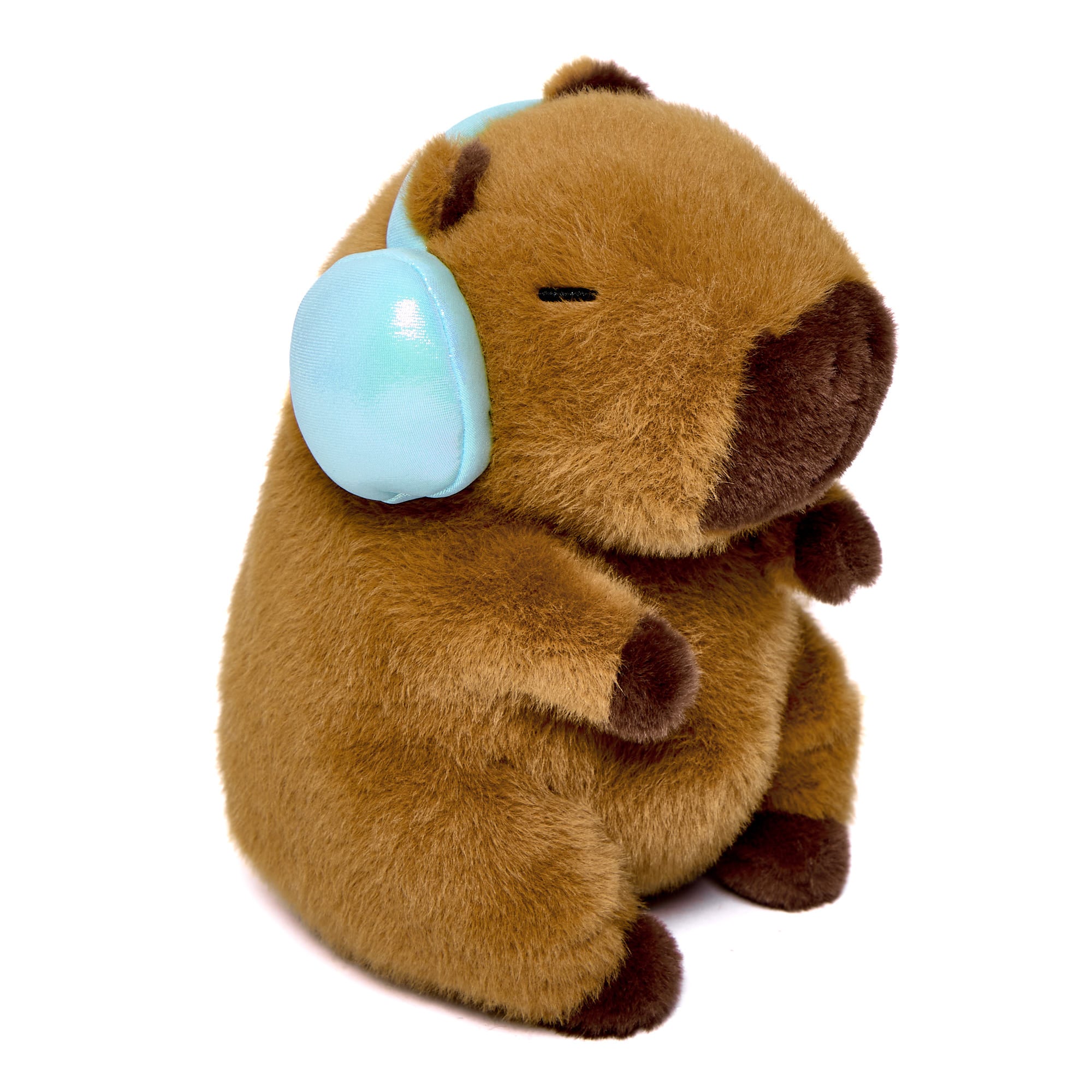 Small Capybara In Ear Muffs Soft Toy