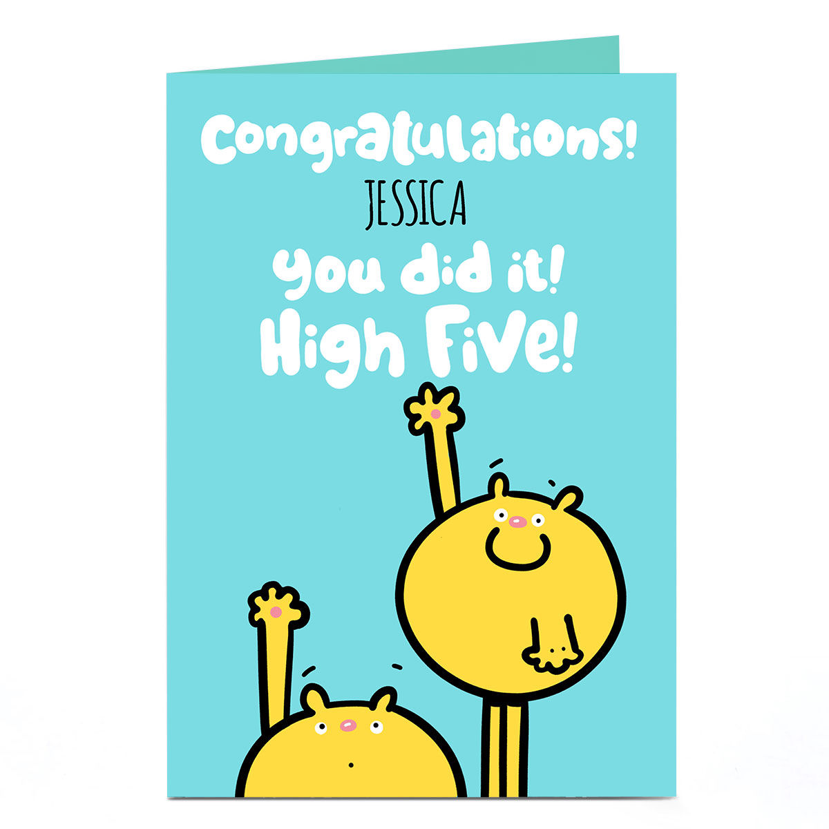 Personalised Fruitloops Congratulations Card - You Did It!