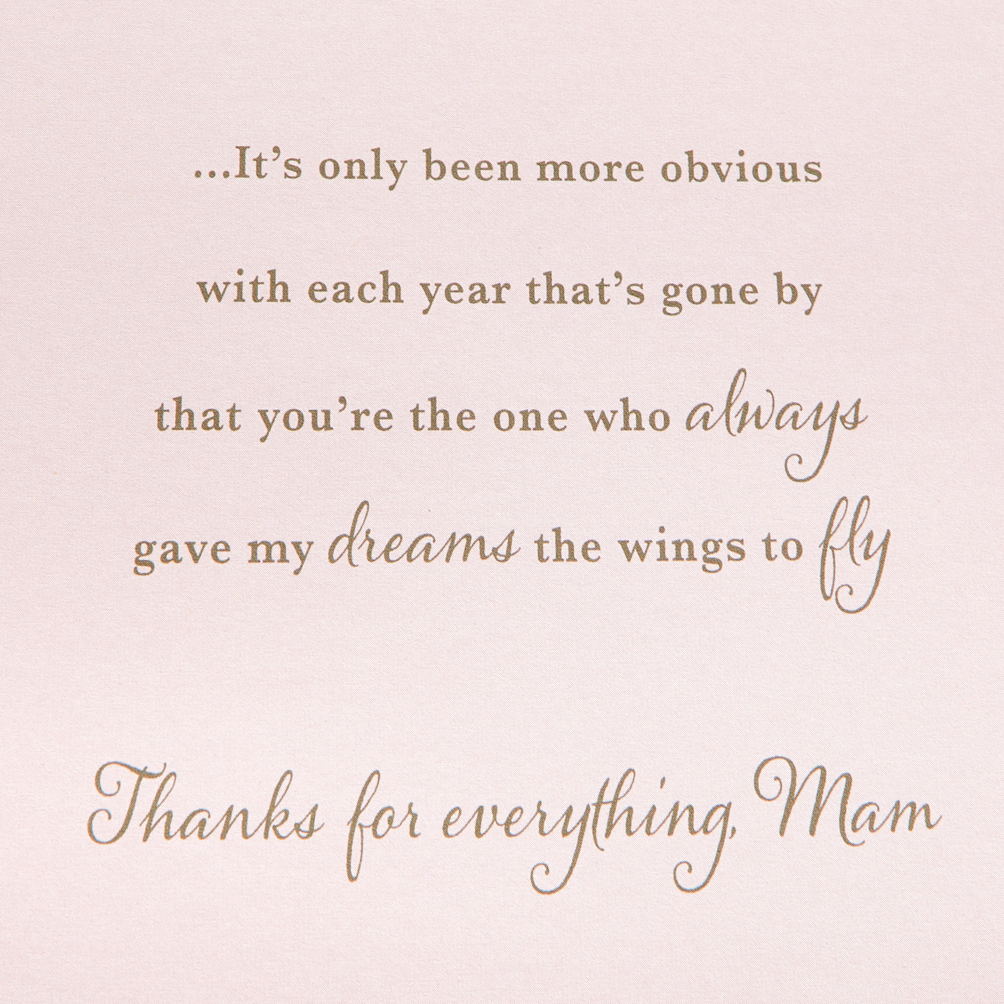 Mother's Day Card - Especially For You Mam