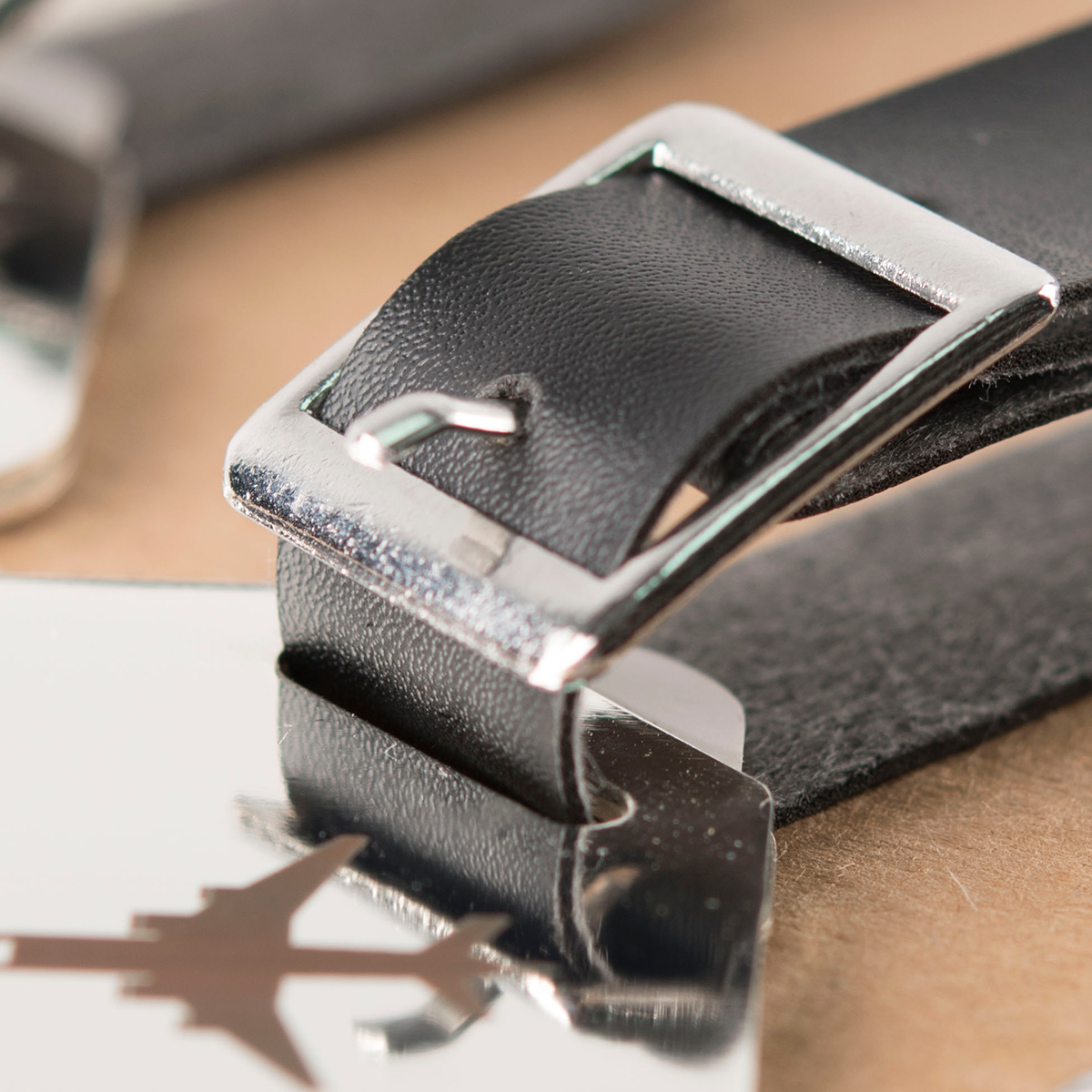 Personalised Engraved Stainless Steel Luggage Tags - Life Is An Adventure