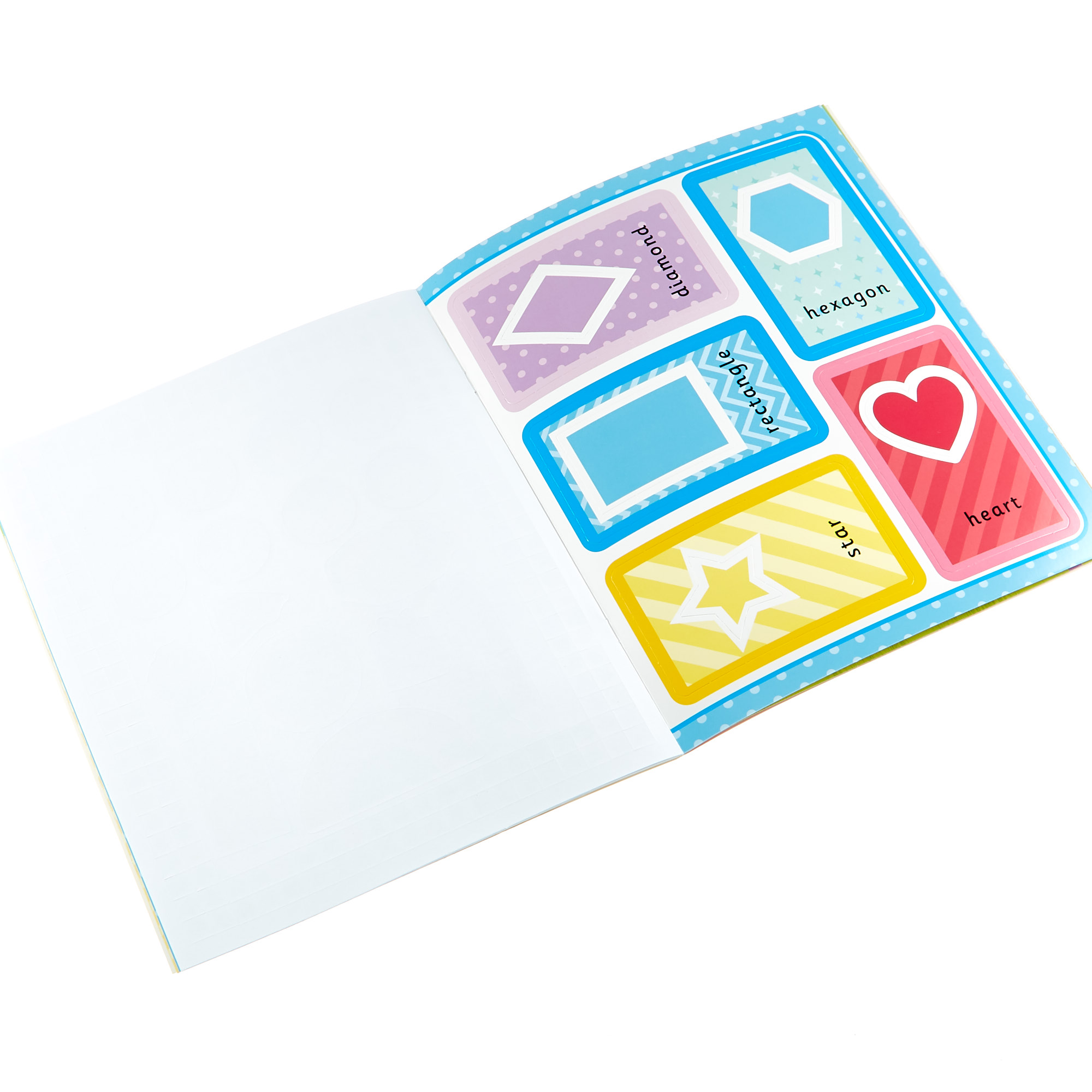 Preschool Shapes & Colours Sticker Books - Set Of 2